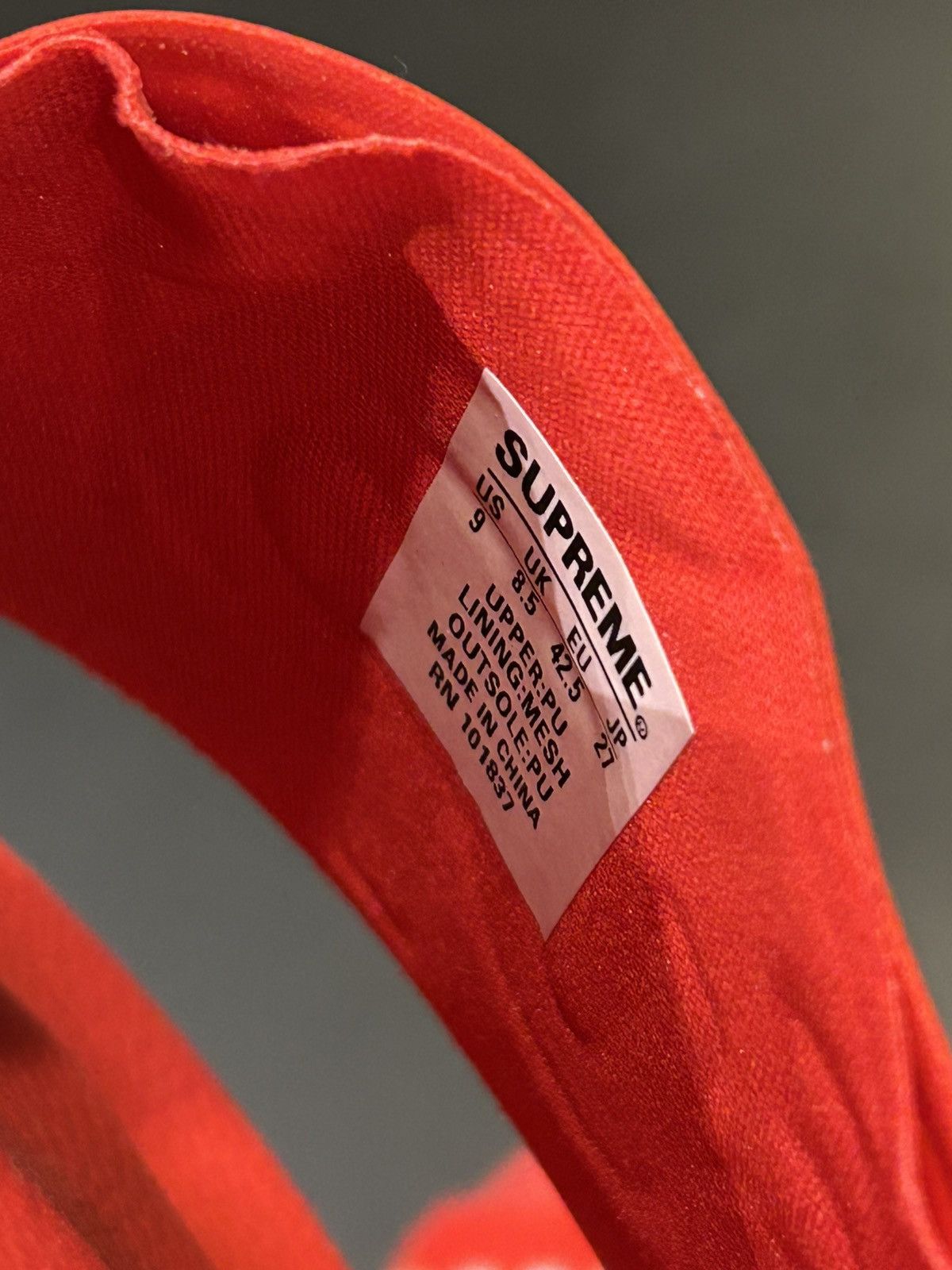 Supreme Supreme Slides Red Size US 9 / EU 42 - 6 Thumbnail