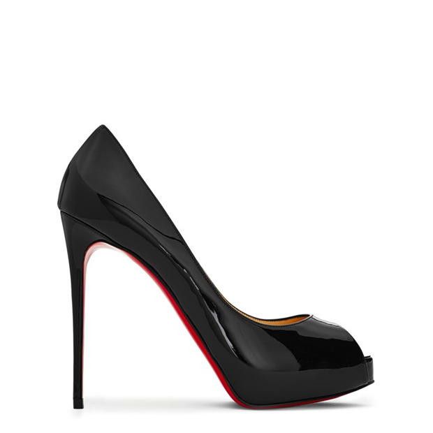 Christian Louboutin New Very Privé 120mm Open Toe Pumps Size US 7.5 / IT 37.5 - 1 Thumbnail