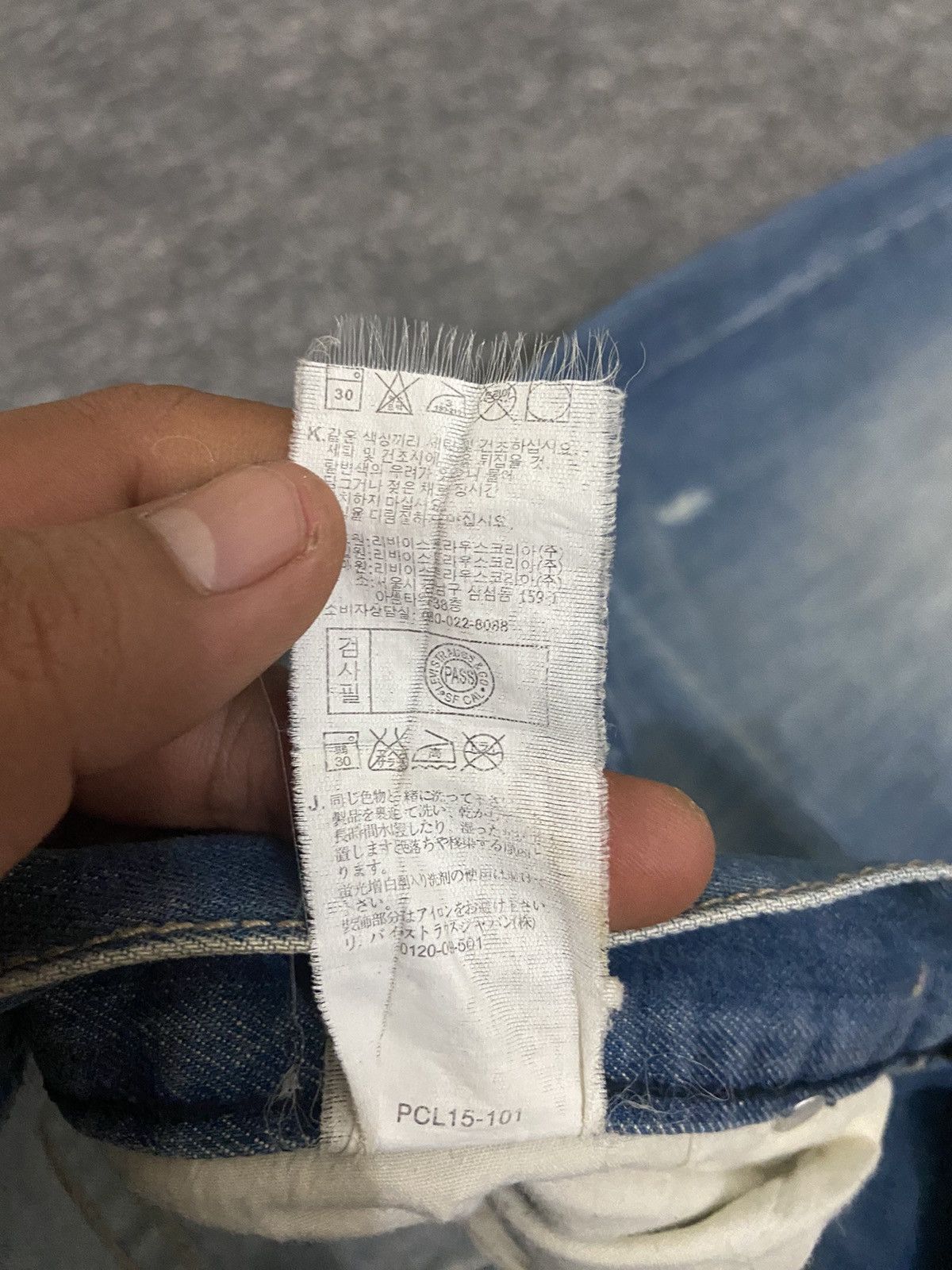 Levi's Vintage Clothing Levi’s denim pants 522 desetresed vintage Size US 34 / EU 50 - 15 Thumbnail