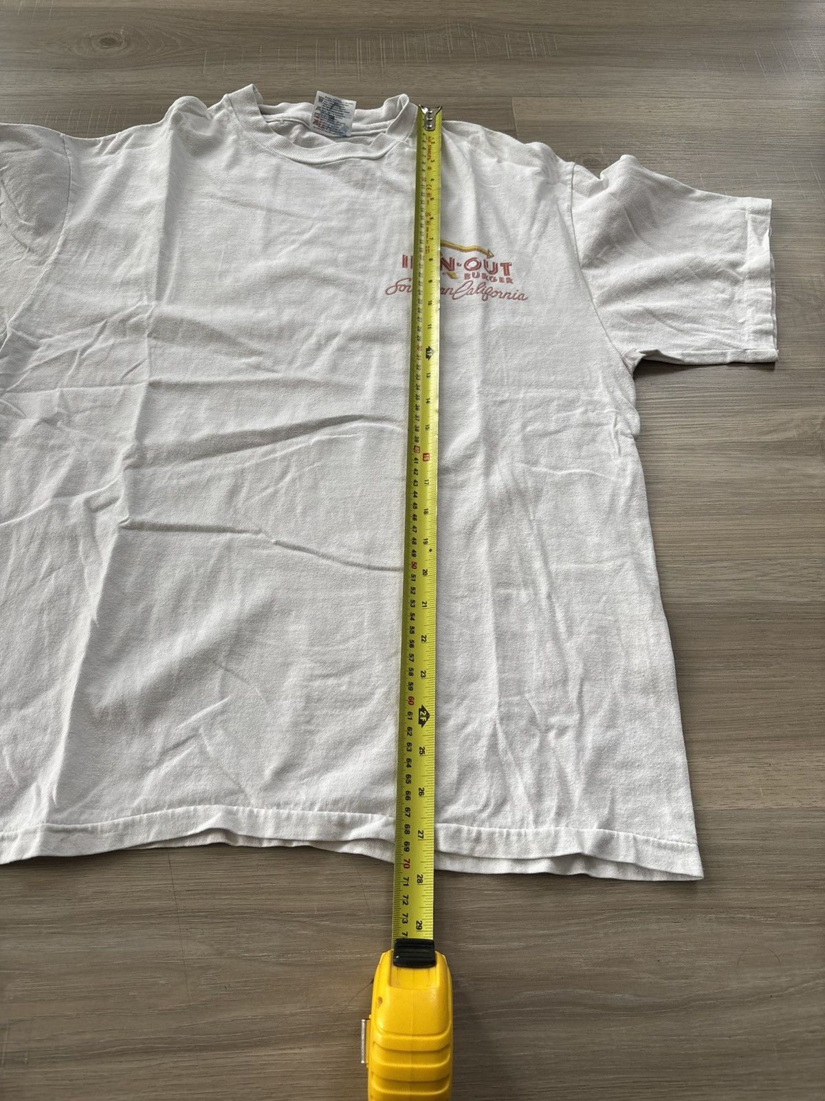 Vintage Vintage In-N-Out Burger Graphic White Tee Size Large Size US L / EU 52-54 / 3 - 8 Thumbnail