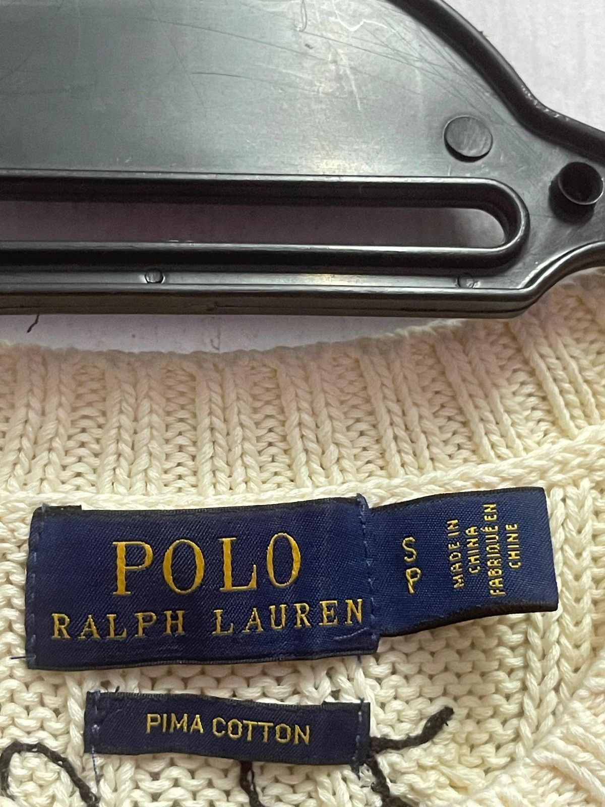 Polo Ralph Lauren Polo Ralph Lauren RL Cable Knitwear Size US S / EU 44-46 / 1 - 6 Thumbnail