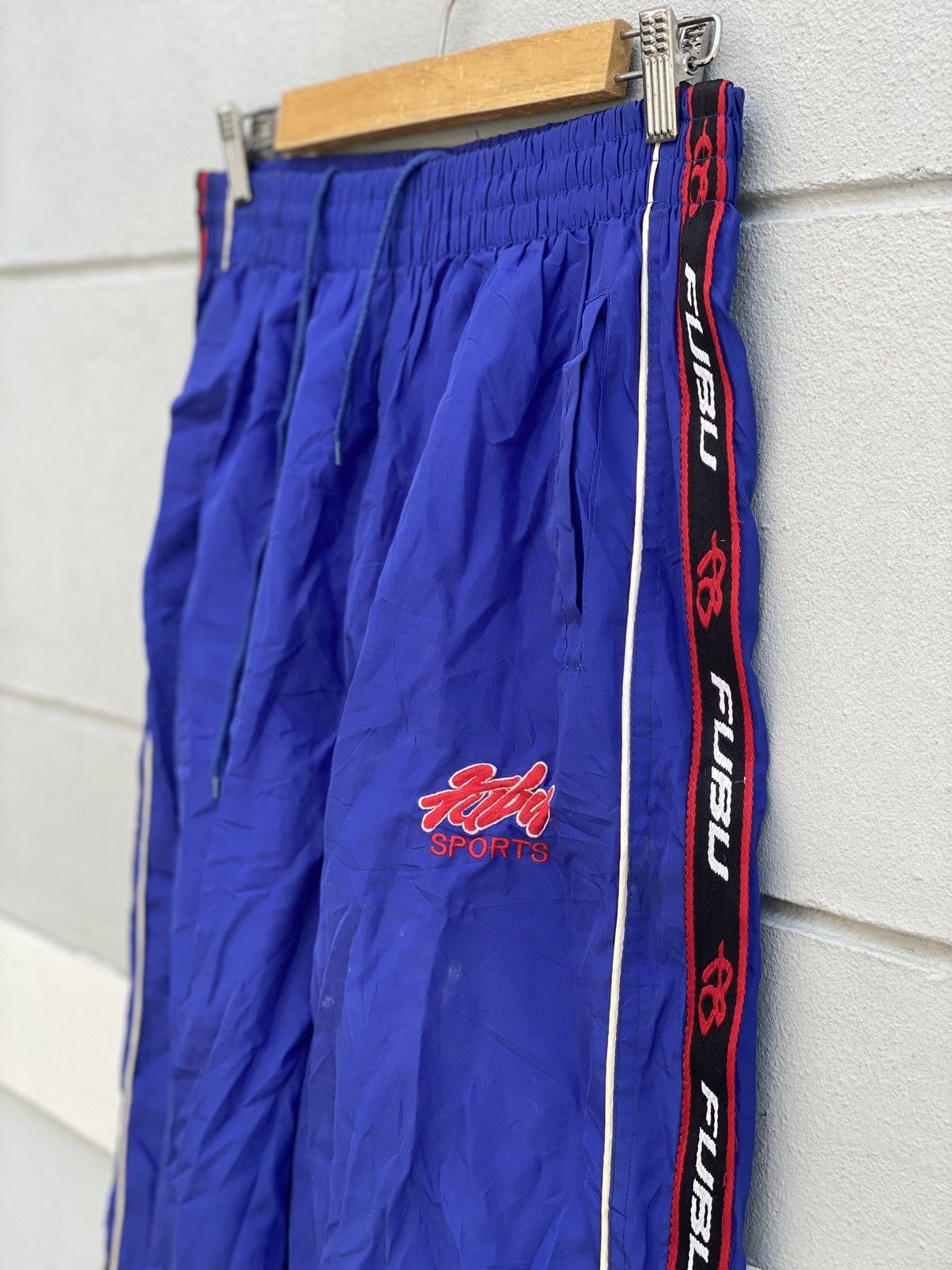 Fubu 🔥 Vintage FUBU Tracksuit Pants | Y2K 90s Streetwear Size US 29 - 4 Thumbnail