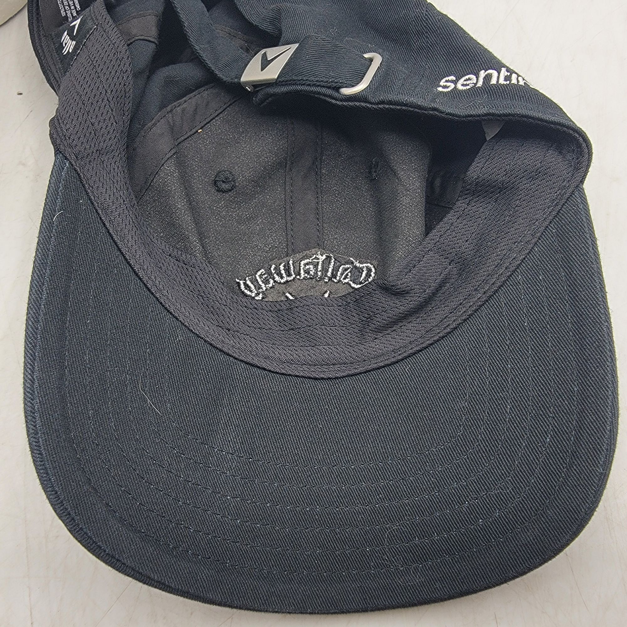 Callaway Callaway Heritage Twill Adults Black Baseball Hat Cao Casual Size ONE SIZE - 8 Thumbnail