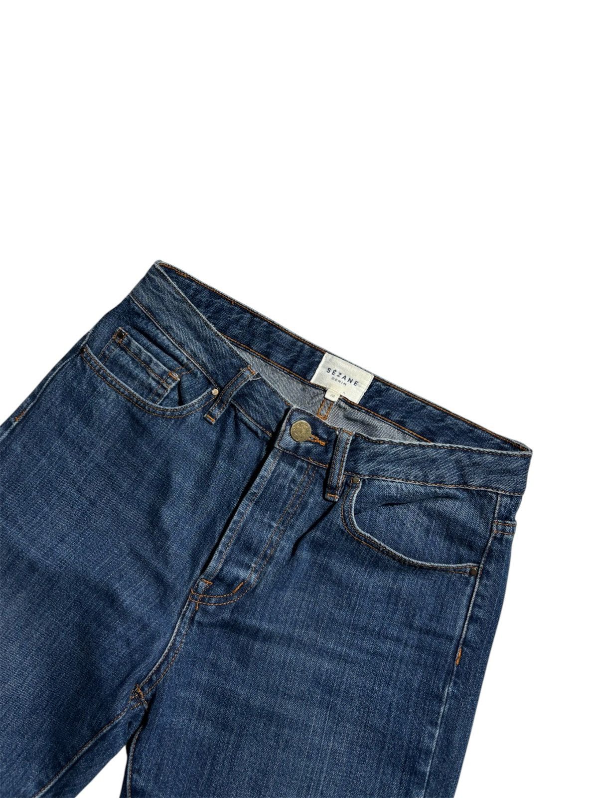 Sezane Sezane Jeans Womens Luxury Designer Size 28 Size 28" / US 6 / IT 42 - 3 Thumbnail