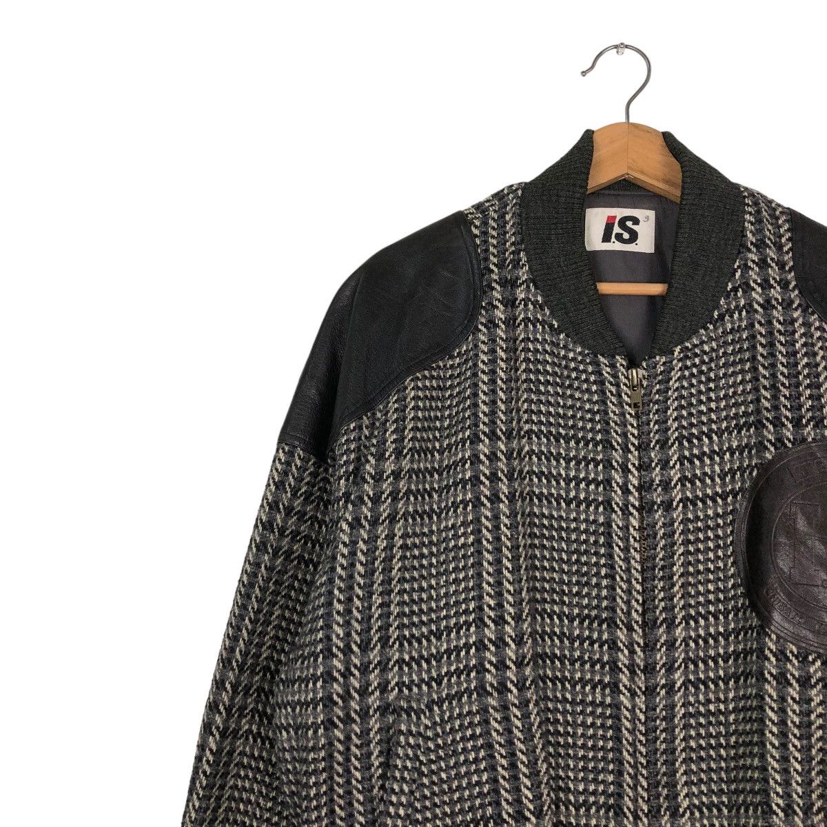 Issey Miyake 🔥VINTAGE 80’s WOOL HERRINGBONE BOMBER JACKET ISSEY MIYAKE Size US M / EU 48-50 / 2 - 6 Thumbnail