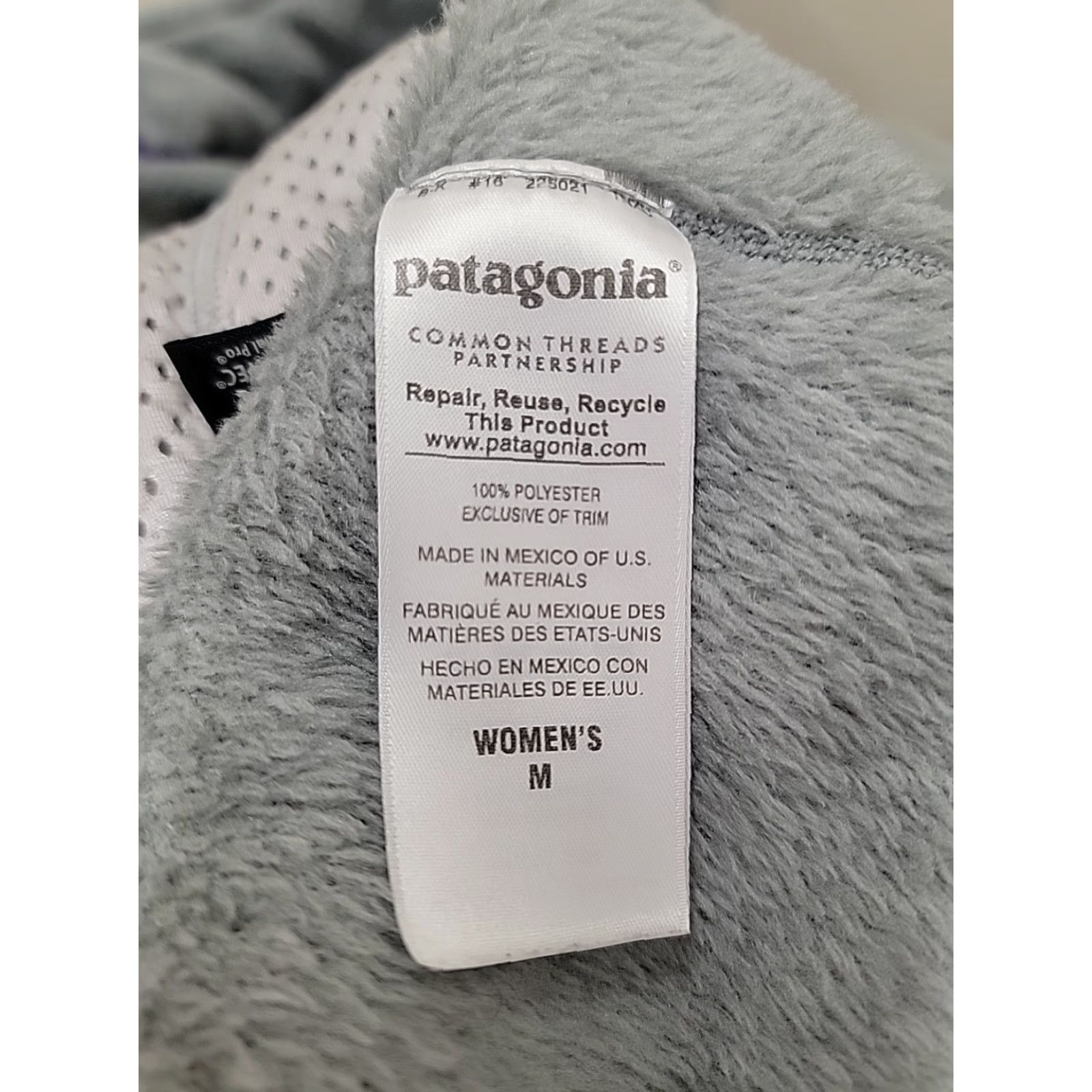 Patagonia Patagonia Gray Re-Tool Snap-T Pullover Womens Size M Size M / US 6-8 / IT 42-44 - 7 Thumbnail