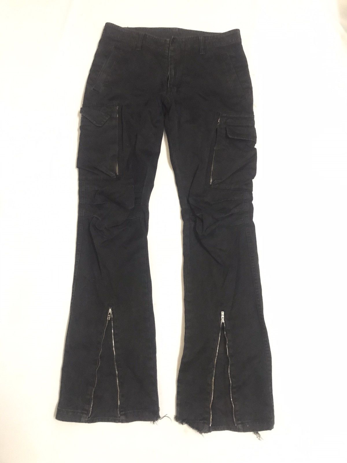 wjk WJK - JUNHASHIMOTO Flare Cargo Pant / FORMER CARPE DIEM Size US 30 / EU 46 - 4 Thumbnail