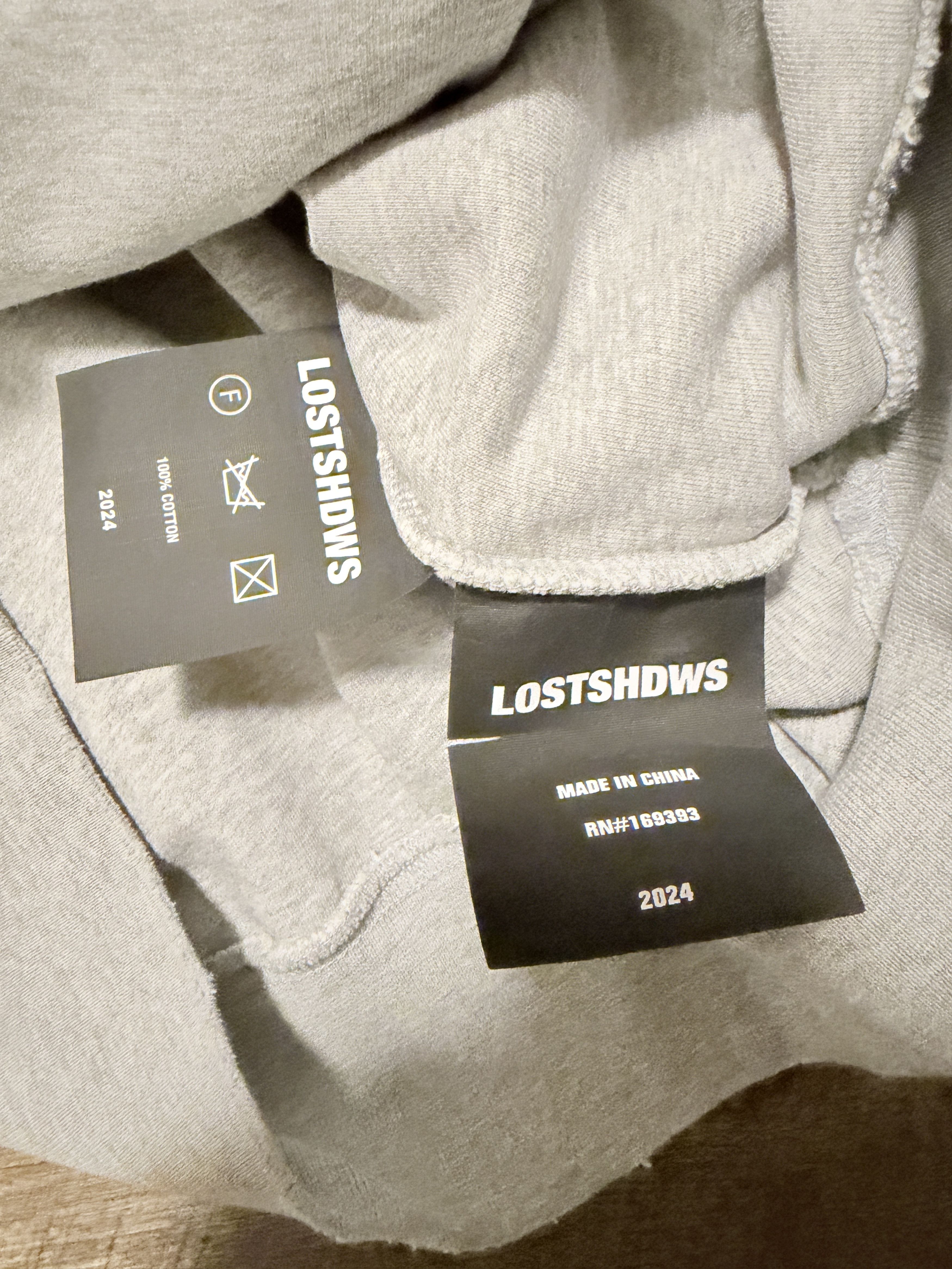 LOSTSHDWS LOSTSHDWS DSTRY DBL Layer hoodie with Logo grey Size US L / EU 52-54 / 3 - 4 Thumbnail