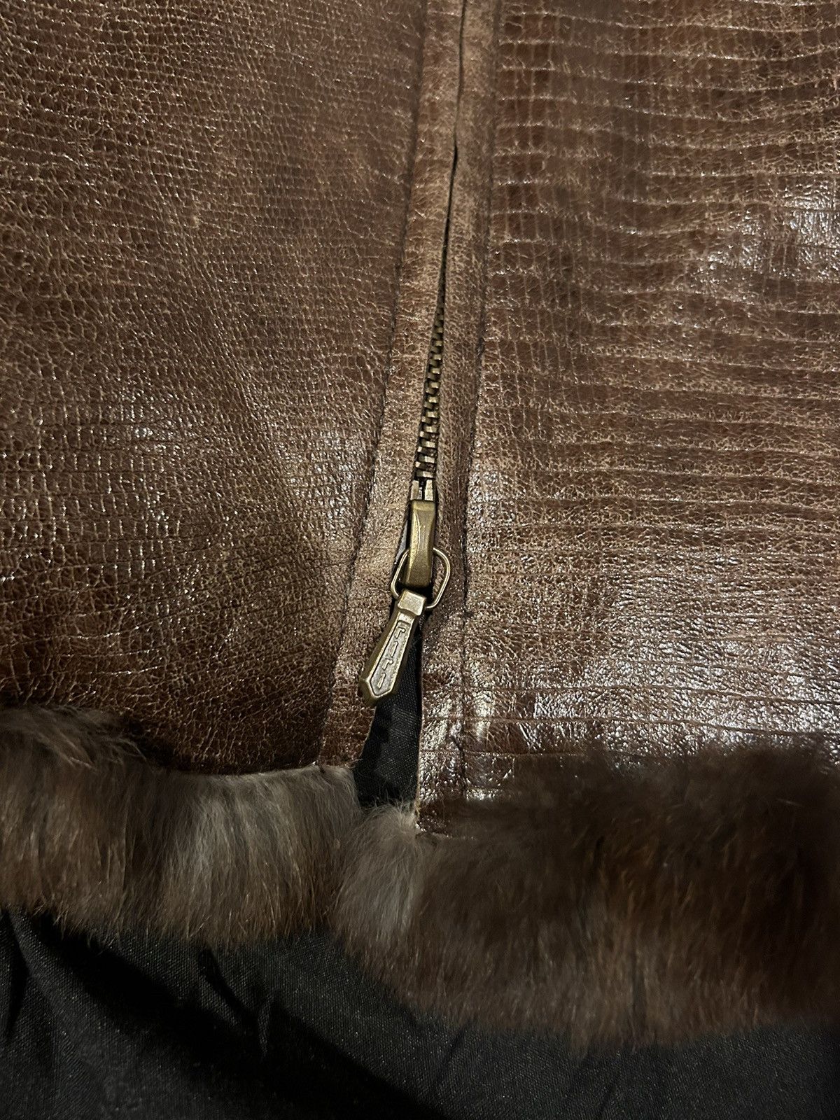 Giorgio Armani Giorgio Armani rabbit fur leather silk y2k Size XS / US 0-2 / IT 36-38 - 12 Thumbnail