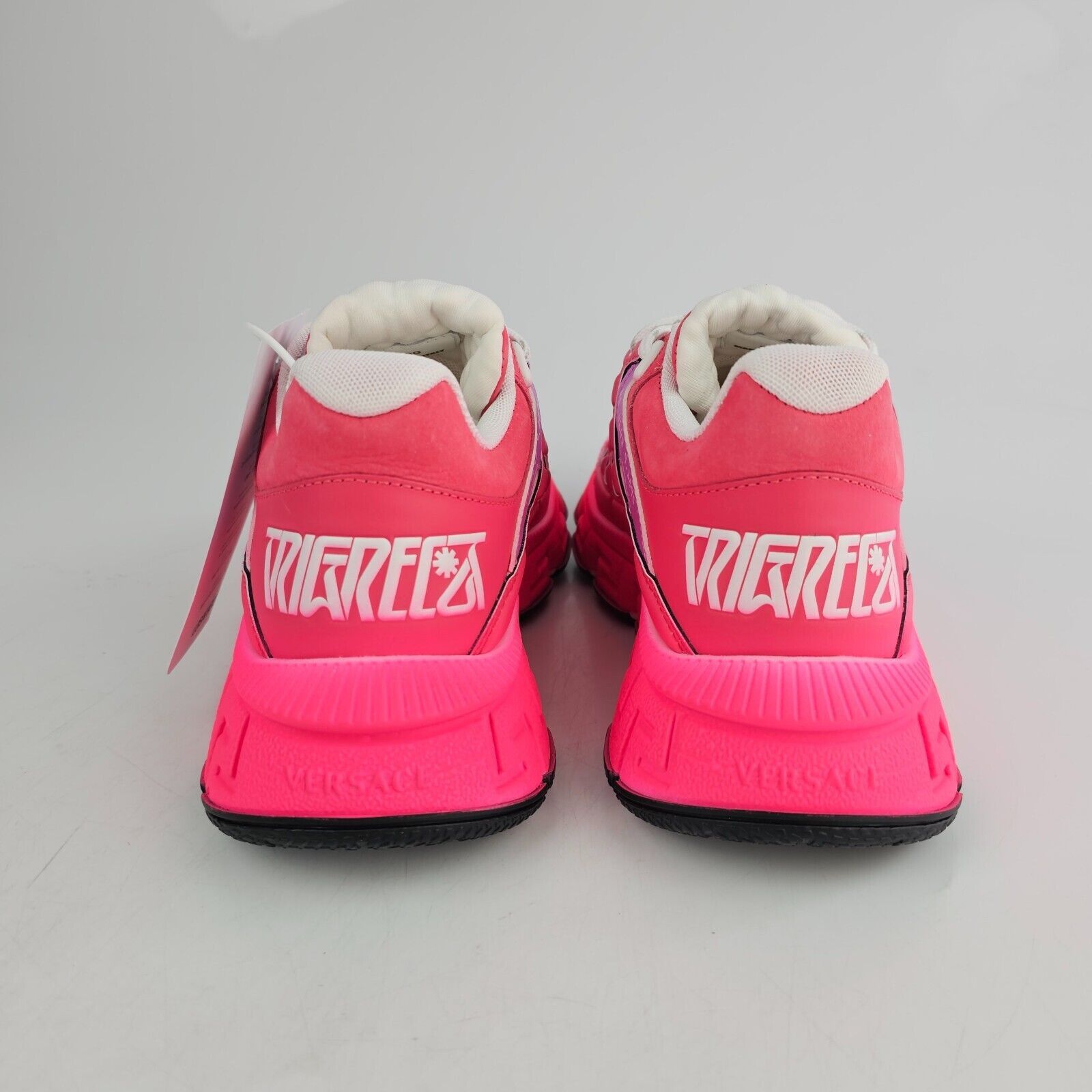 Versace Versace Trigreca Pink Low Top Sneakers New Size US 12 / IT 42 - 8 Thumbnail
