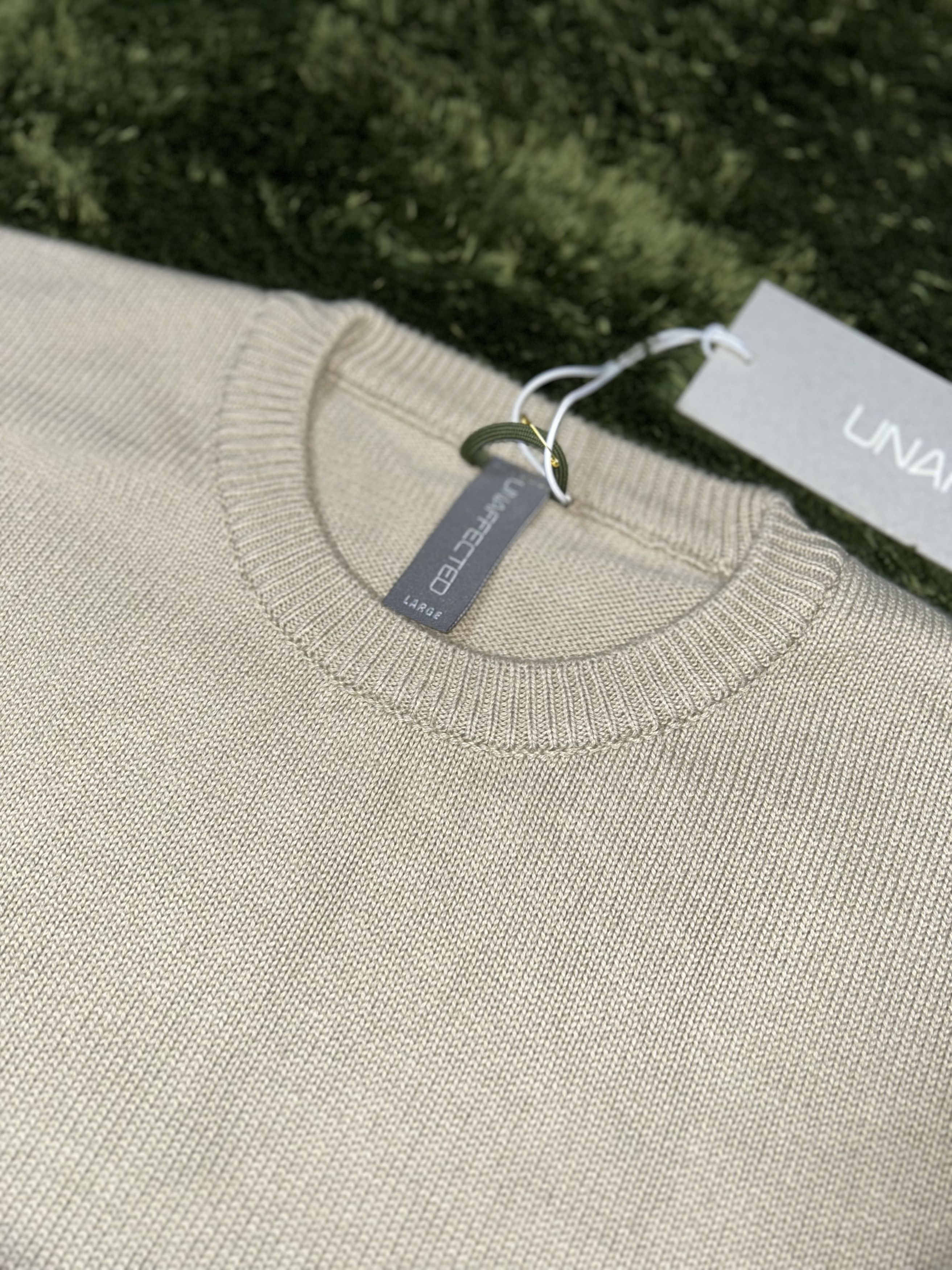 Designer × Japanese Brand [L] unaffected (korean brand) logo crew neck knit Size US L / EU 52-54 / 3 - 2 Thumbnail