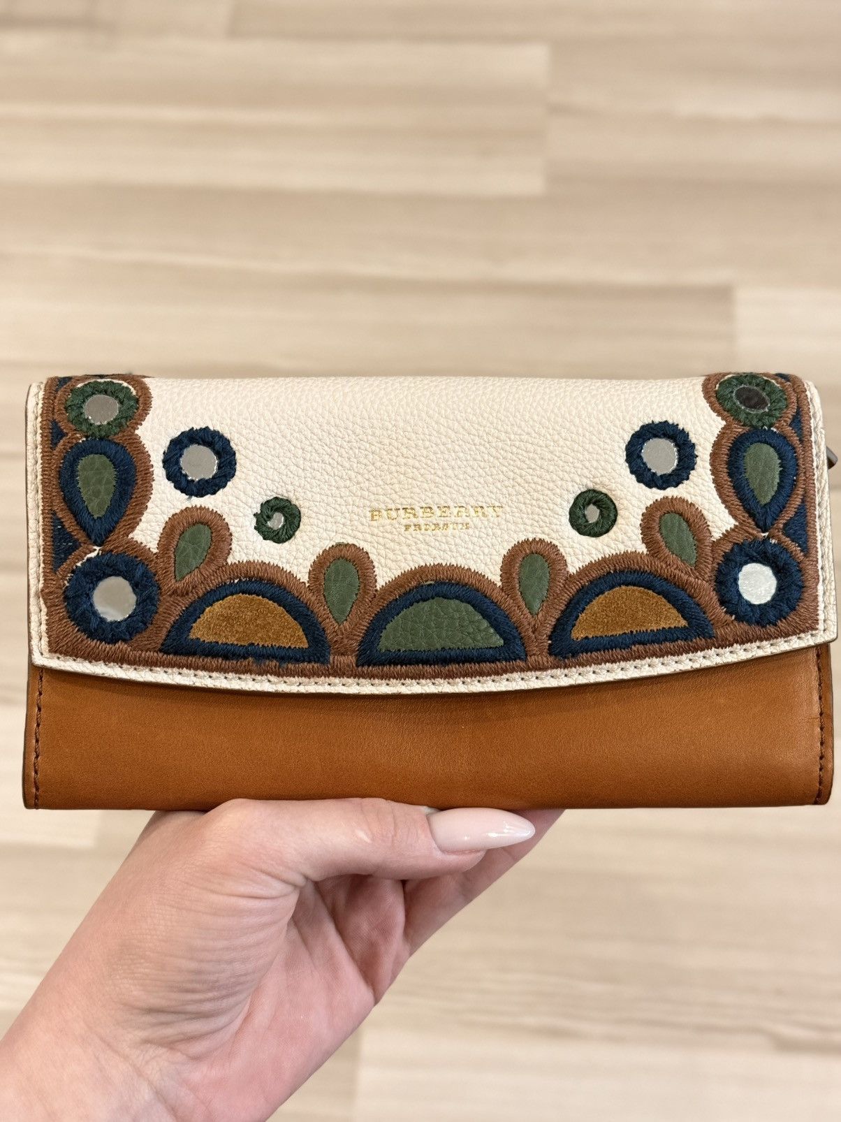 Burberry Prorsum Burberry Prorsum SS12 Tribal Runway Continental Flap Wallet Size ONE SIZE - 1 Thumbnail
