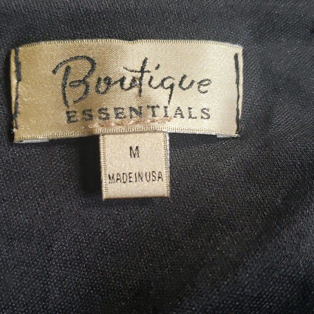 Designer CT556 Boutique Essentials Ladies Black Lined Tank M Size M / US 6-8 / IT 42-44 - 3 Thumbnail