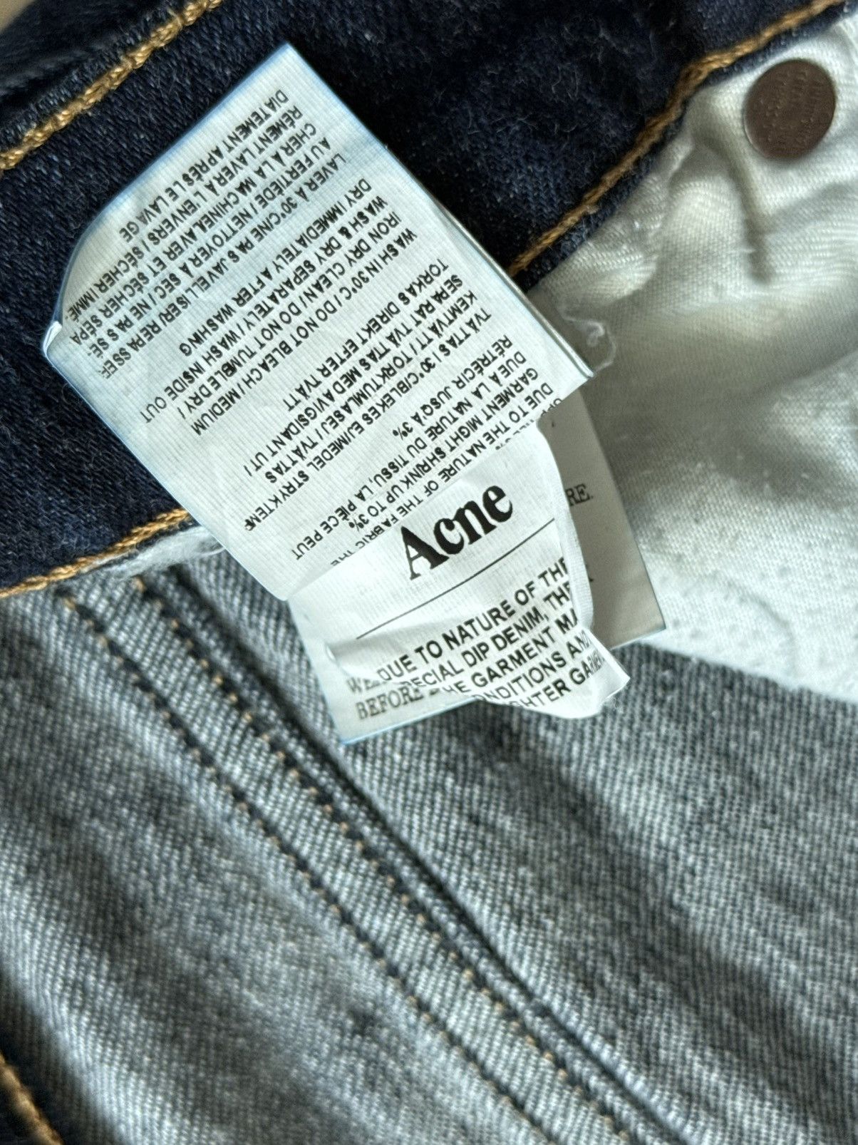 Acne Studios Acne Studios Roc Soft Raw denim jeans Size US 32 / EU 48 - 7 Thumbnail