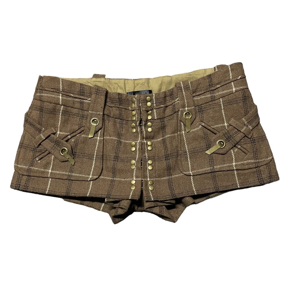 Vintage 💥- JapaneseBrand RIENDA Wool Shorts Punk Harajuku Fashion Size 30" / US 8 / IT 44 - 1 Thumbnail