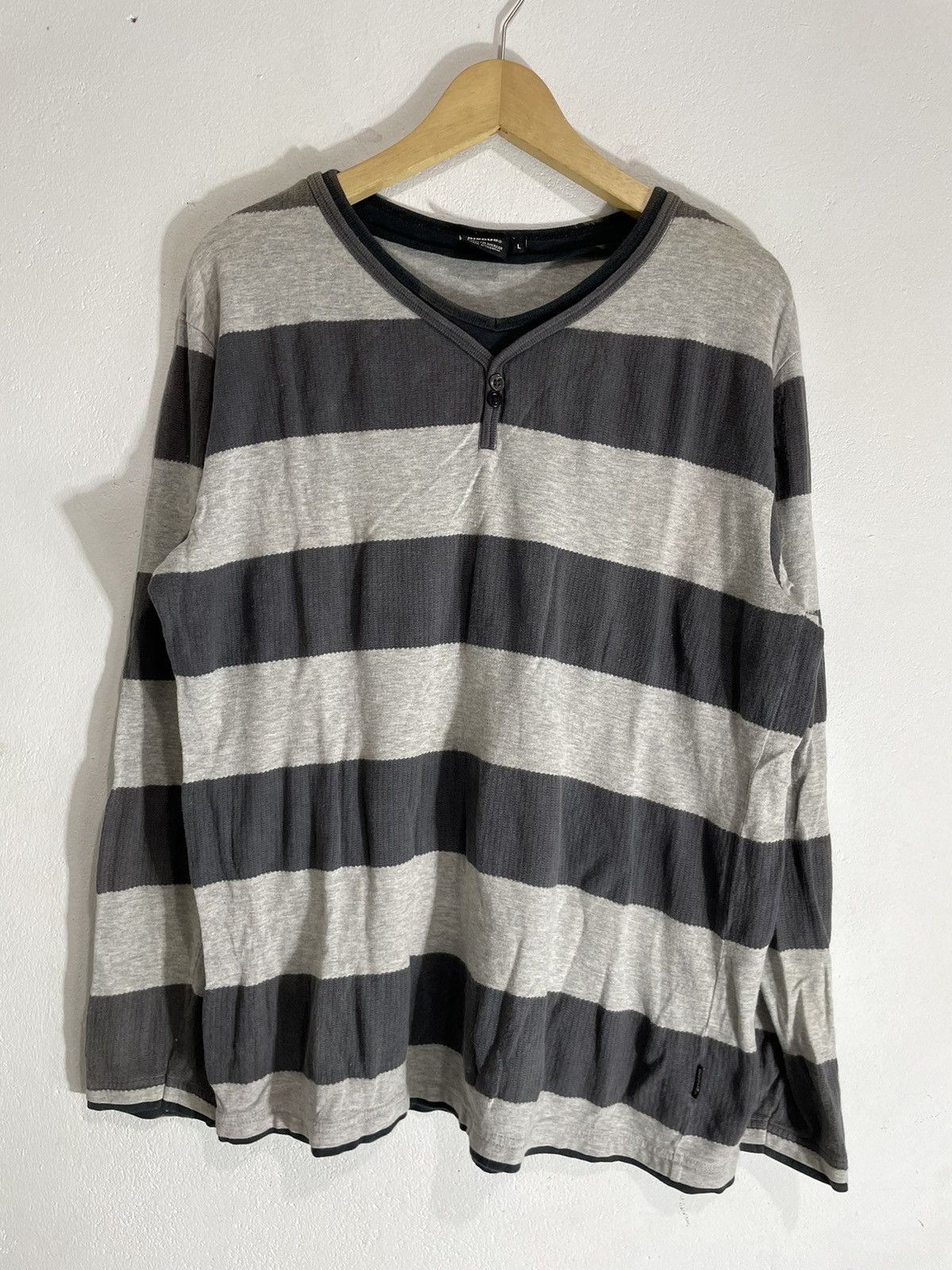 GOA Discus Stripe Double layer longsleeve Prison ifsix style Size US L / EU 52-54 / 3 - 7 Thumbnail