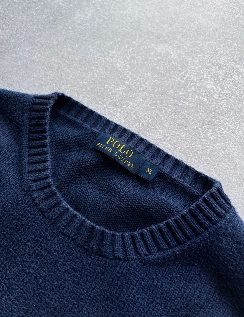 Polo Ralph Lauren × Vintage Vintage Polo Ralph Lauren Heavy Knit Sweater Y2K XL Size US XL / EU 56 / 4 - 3 Thumbnail