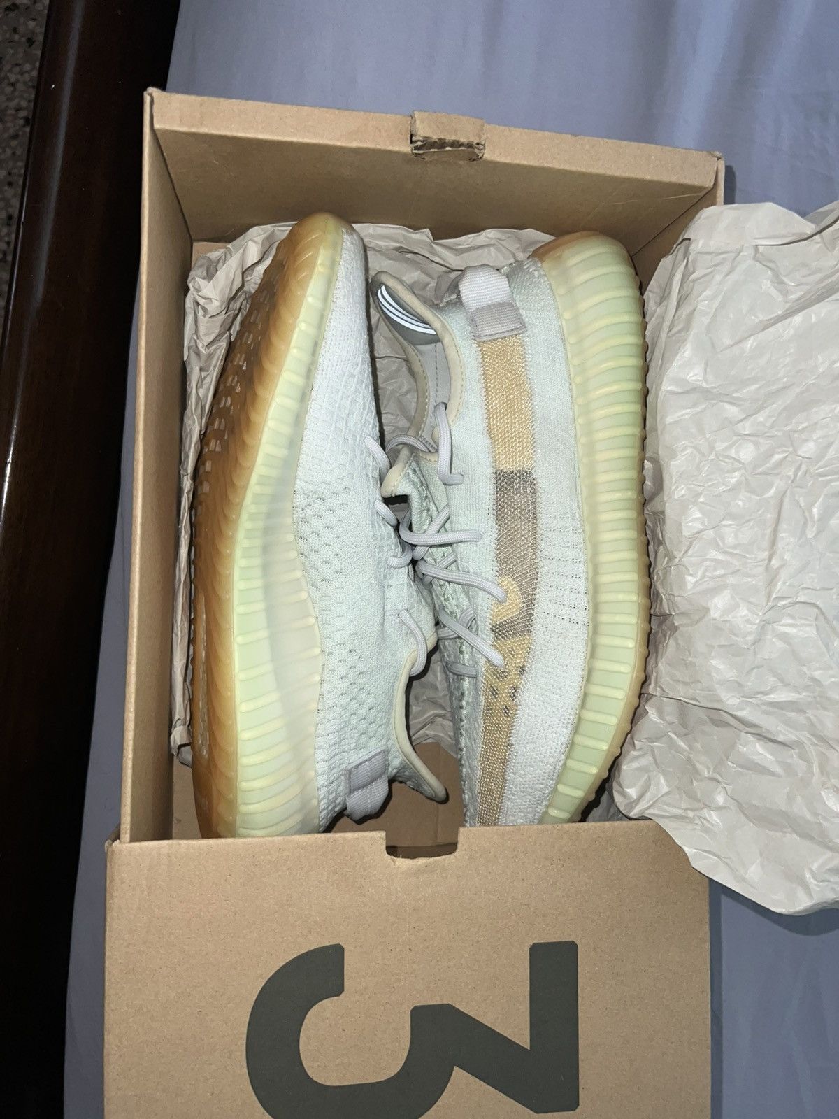 Adidas × Kanye West Yeezy Boost 350 v2 Hyperspace (2019) Size US 11 / EU 44 - 7 Thumbnail