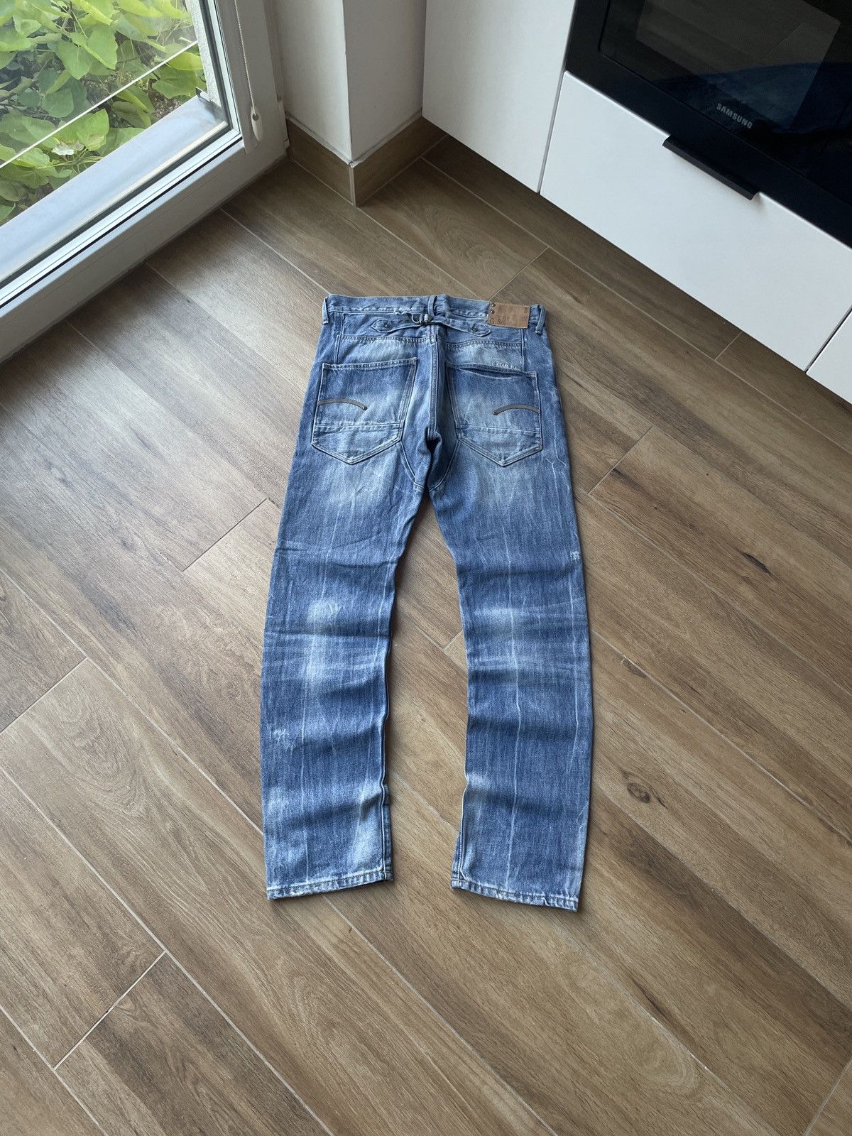 G-Star Vintage G-Star Jeans Faded Japanese Mud Washed Slim Y2K Rare Size US 32 / EU 48 - 1 Thumbnail