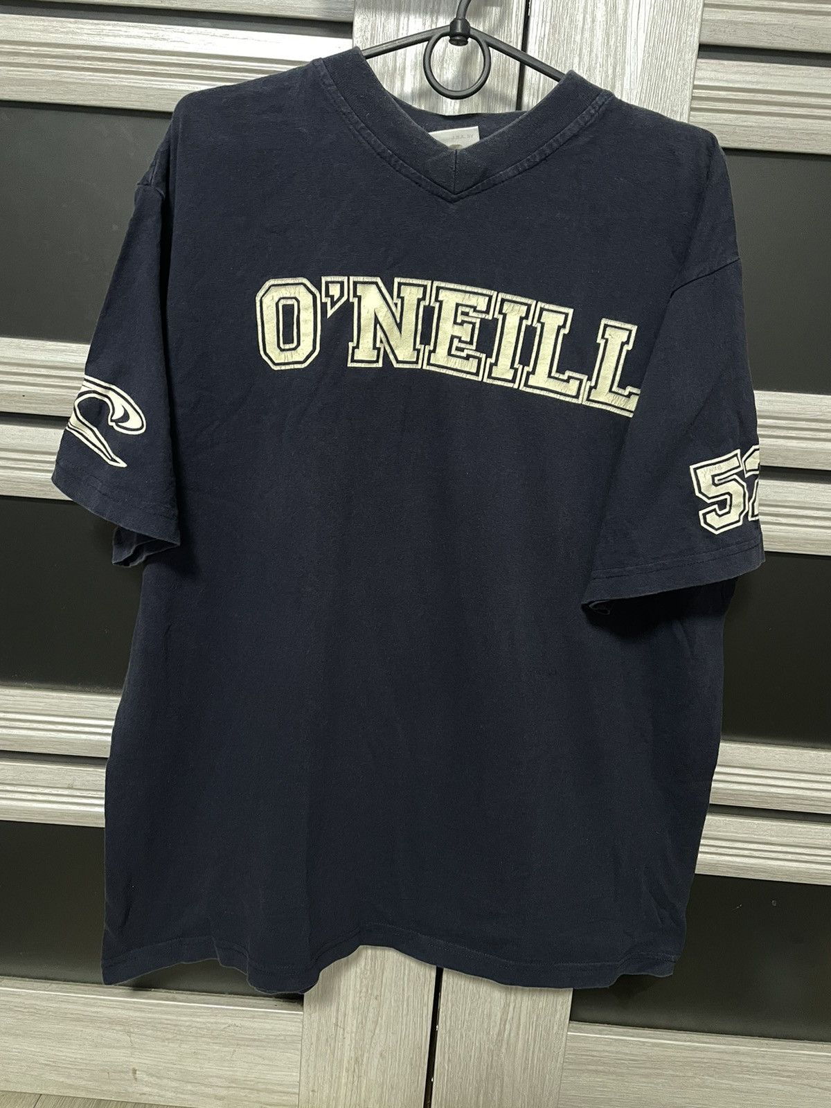 O'Neill × Vintage 90s O’Neill Big Logo Crazy Vintage T-Shirt Made In USA Size US L / EU 52-54 / 3 - 1 Thumbnail