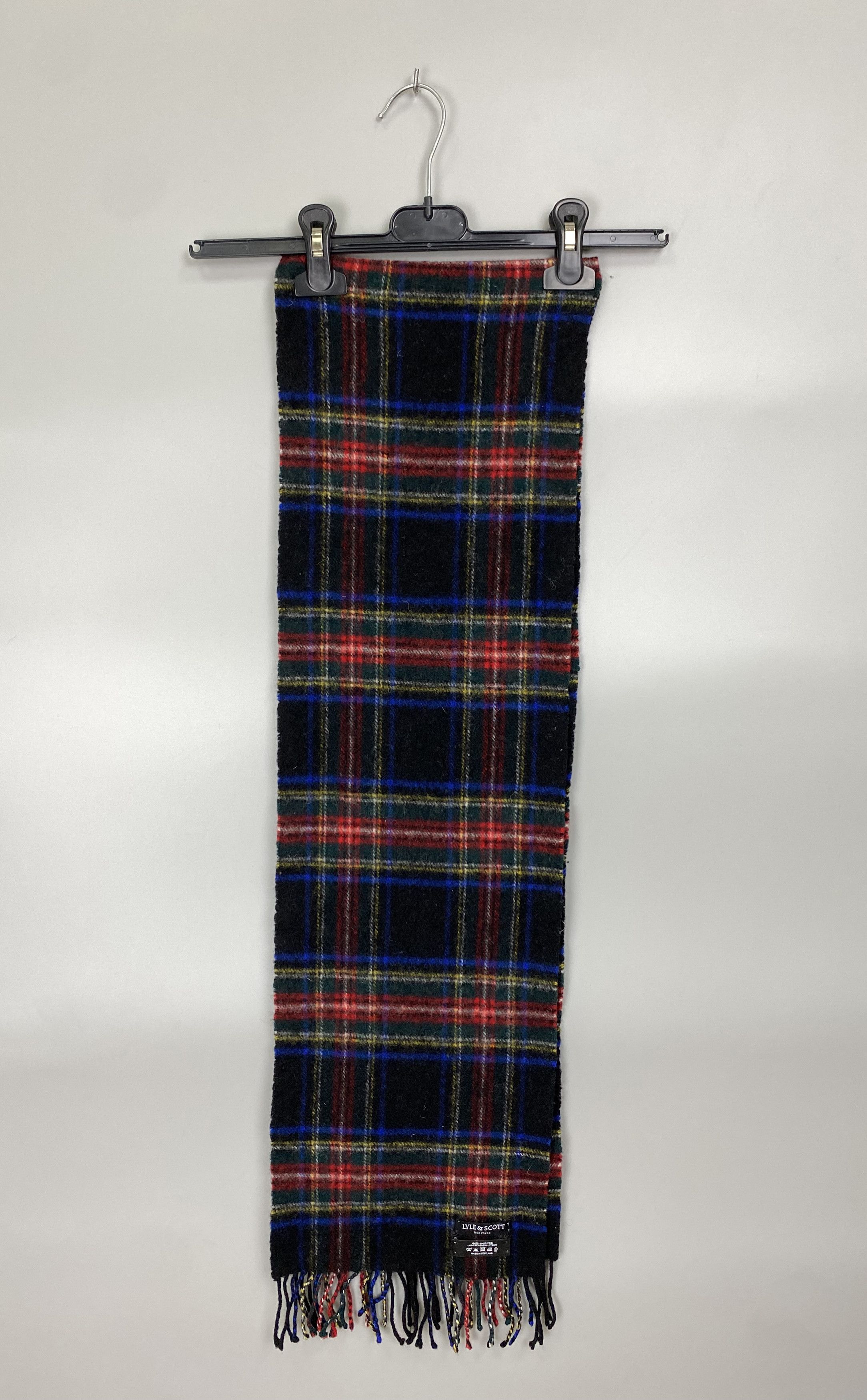 Lyle & Scott Lyle Scott Lambswool Checkered Scarf Size ONE SIZE - 4 Thumbnail