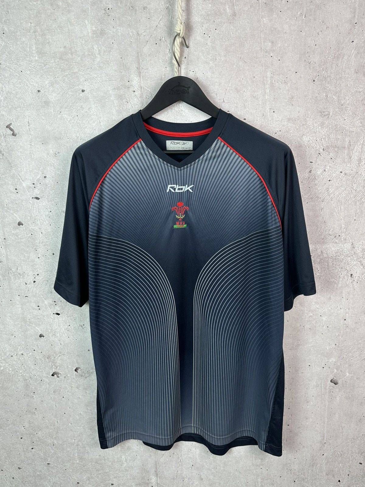 Reebok Vintage Reebok Brains WRU Striped Black Men’s Jersey Shirt Size US XL / EU 56 / 4 - 1 Thumbnail
