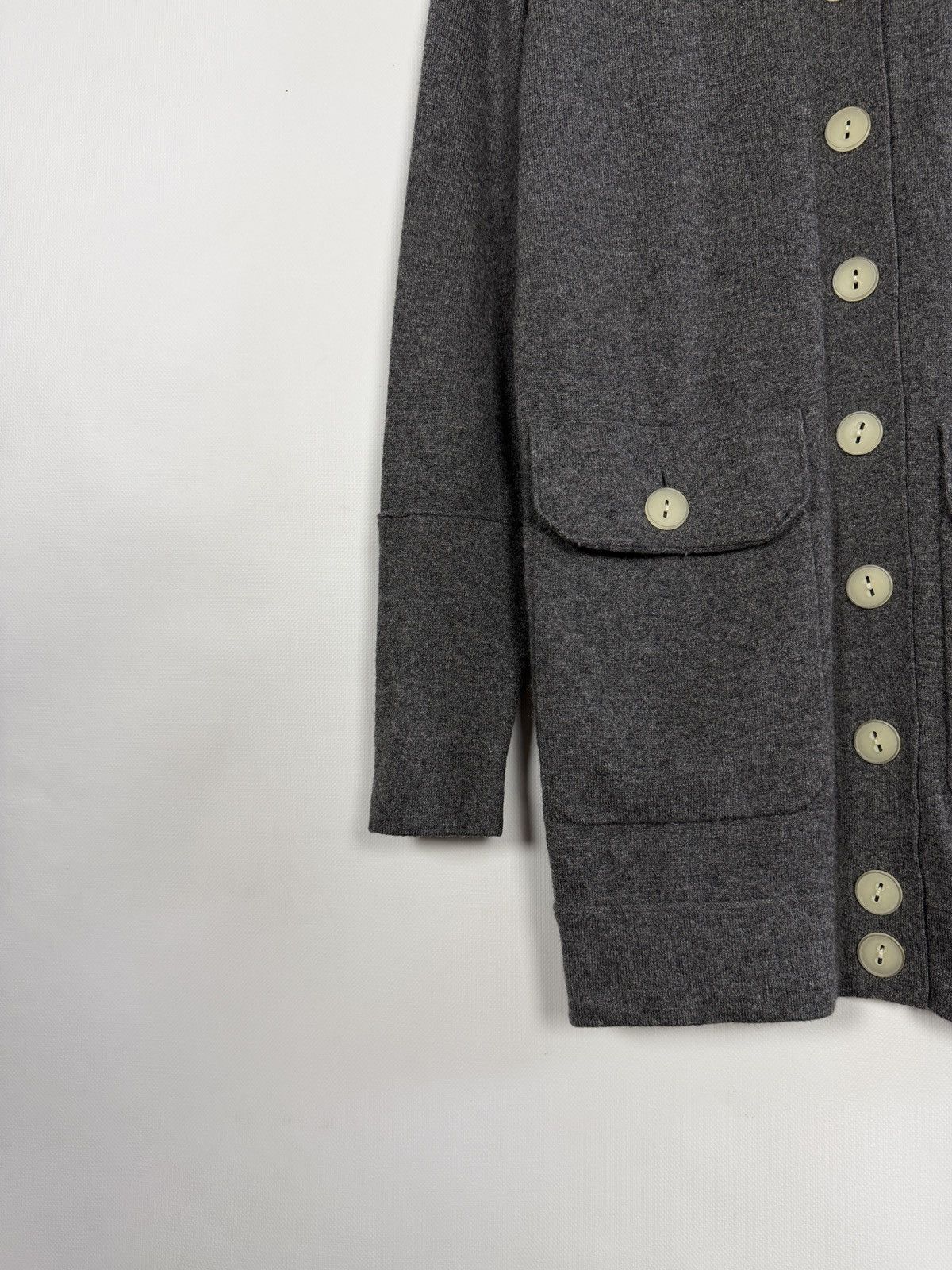 Allude Allude Cashmere Long Cardigan Button Front Luxury Sweater S Size S / US 4 / IT 40 - 4 Thumbnail