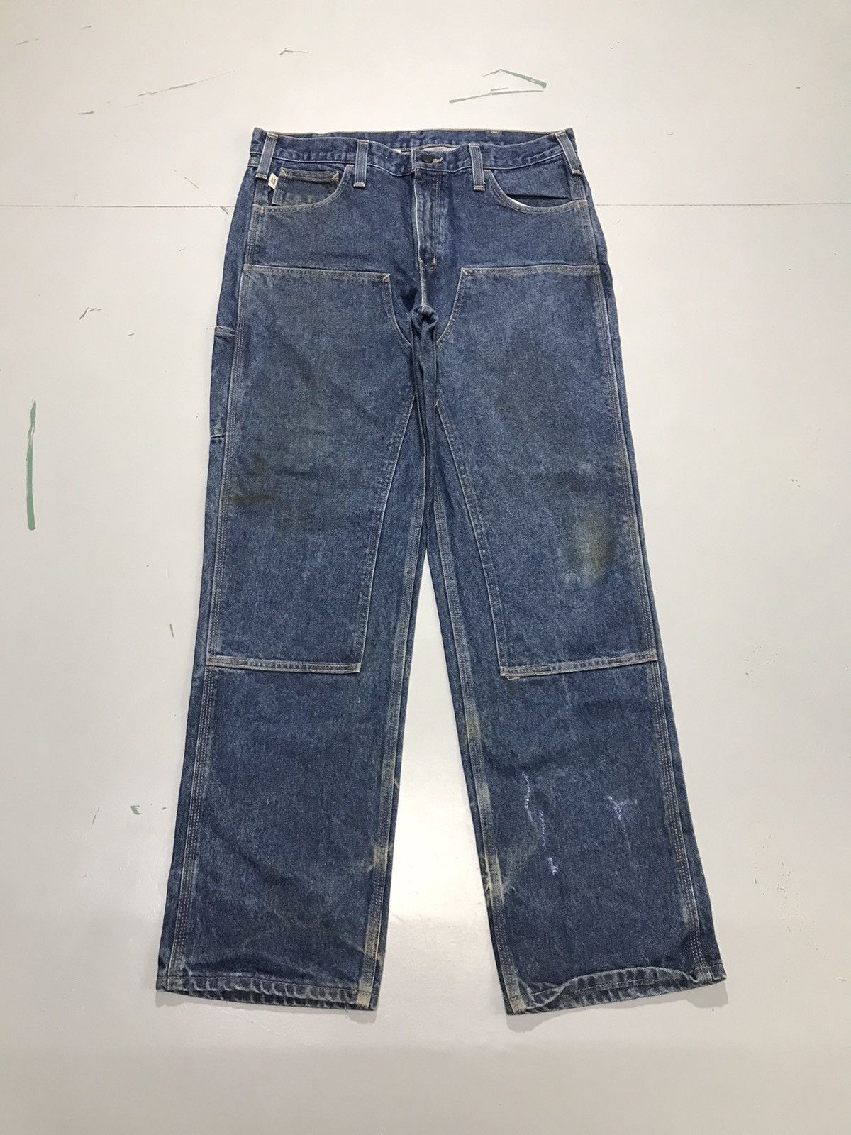 Carhartt Vintage Carhartt FR double knee workwear denim Size US 38 / EU 54 - 1 Thumbnail