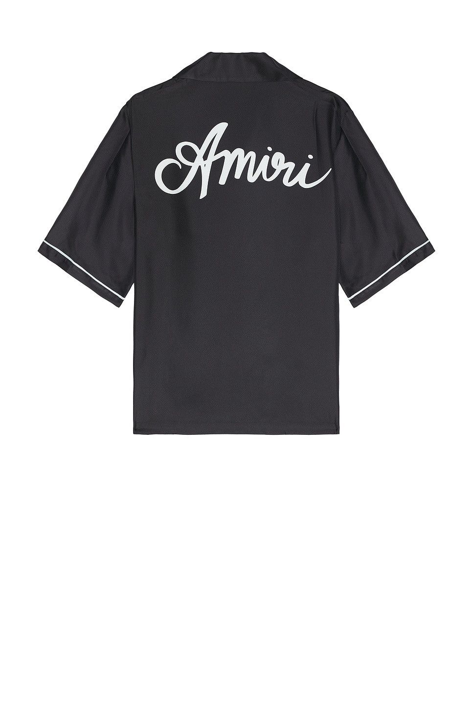Amiri o1orln1025 MA Swirl Bowling Shirt in Black Size US S / EU 44-46 / 1 - 2 Thumbnail