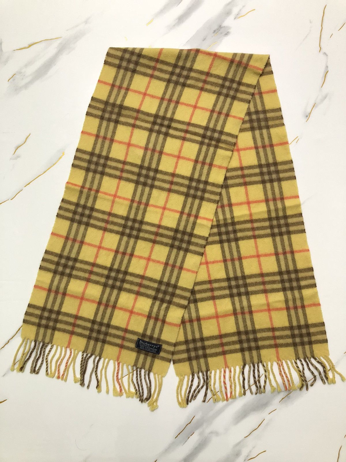 Burberry Vintage Burberry Muffler Scarf Size ONE SIZE - 3 Thumbnail