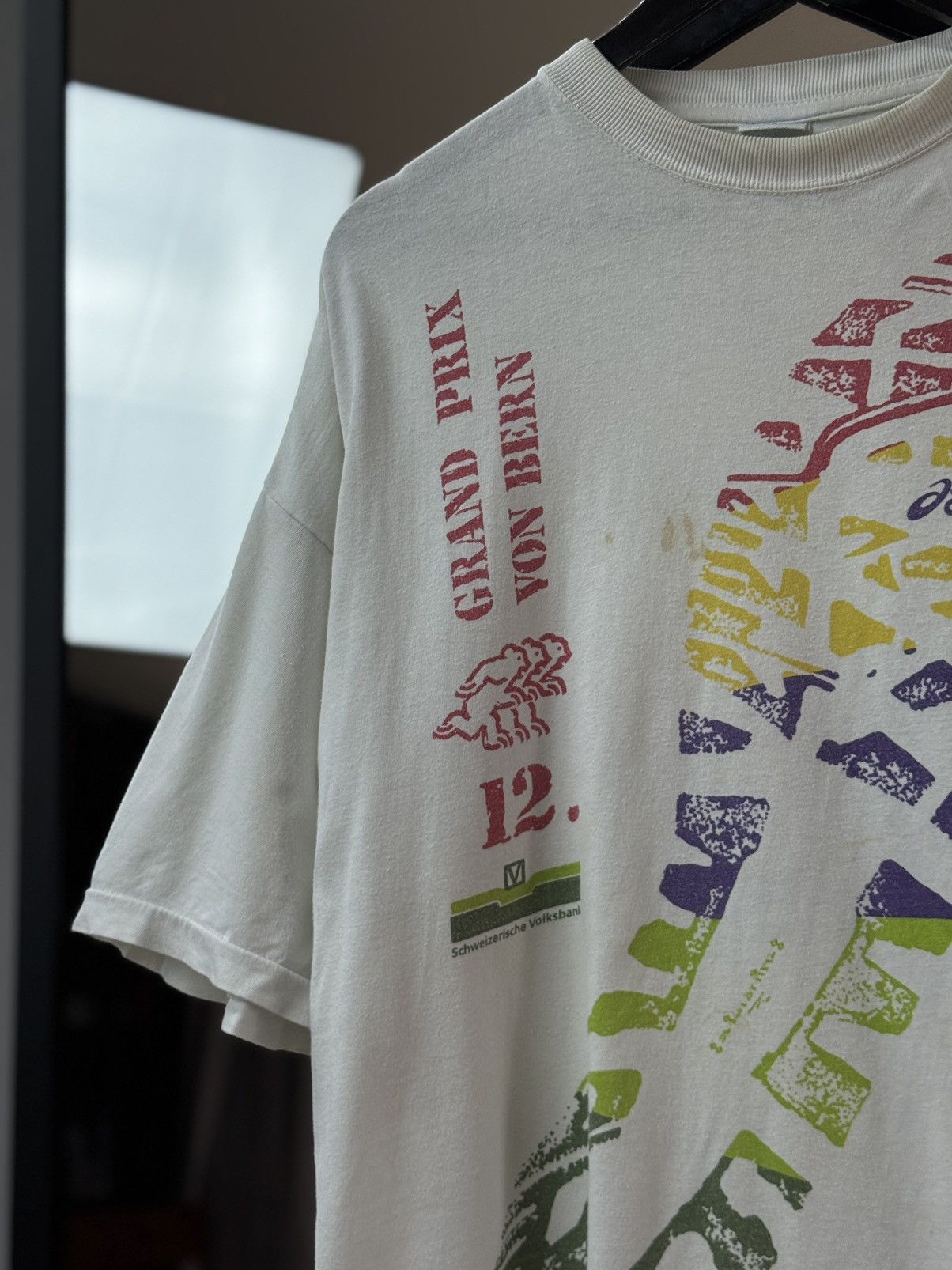 Asics Vintage Asics Grand Prix Von Bern 1995 T-shirt Size US XL / EU 56 / 4 - 4 Thumbnail