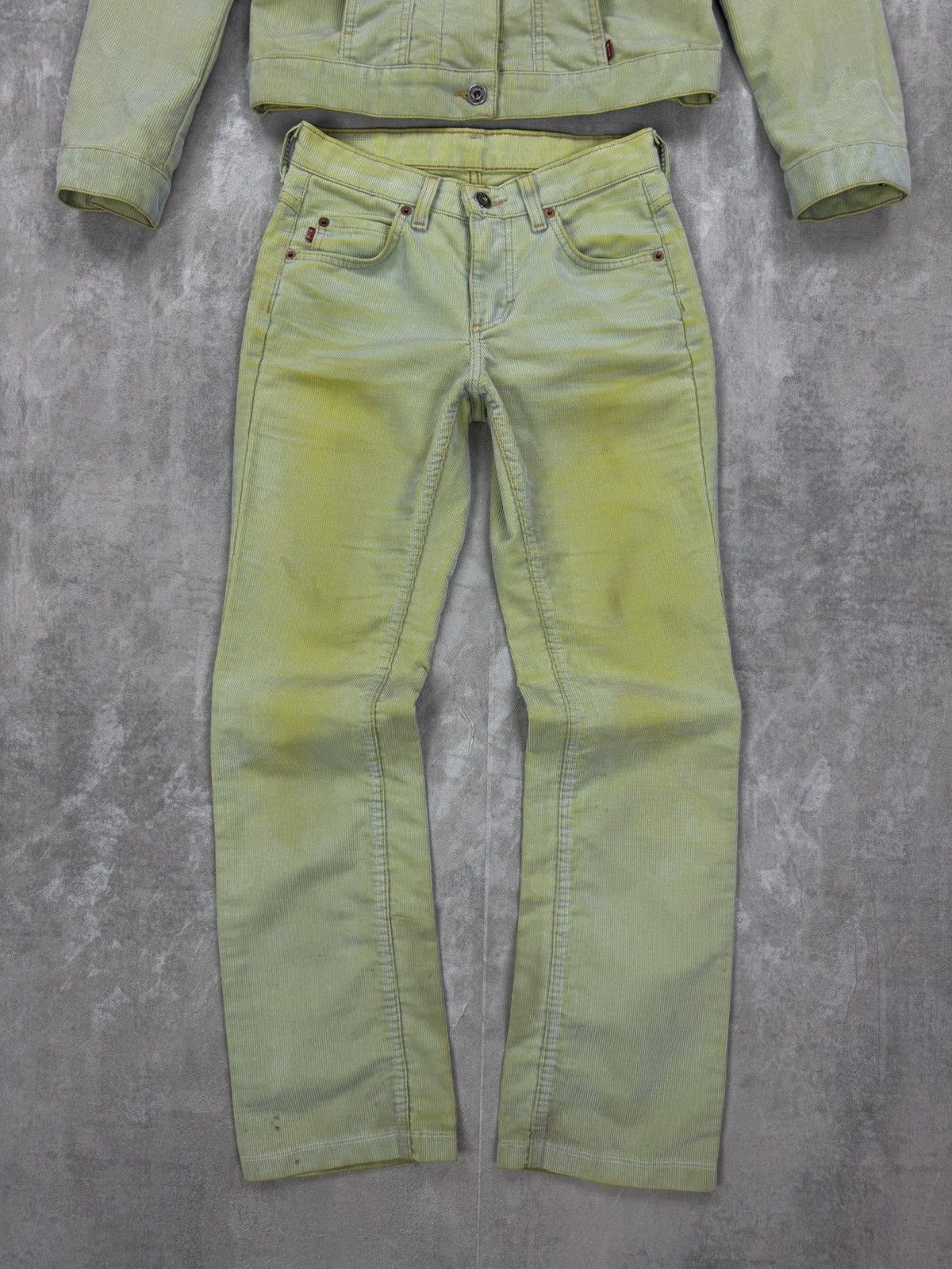 Mustang Vintage Mustang corduroy pants & jacket sets faded green Size M / US 6-8 / IT 42-44 - 2 Thumbnail