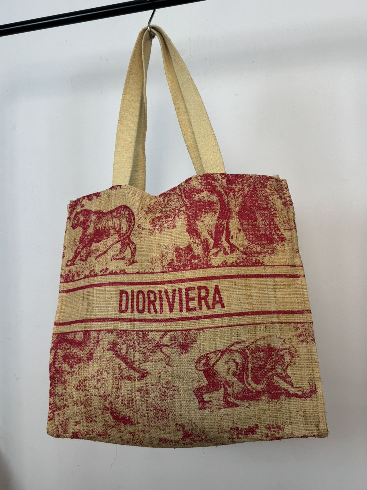 Christian Dior Monsieur Christian Dior Exclusive GWP Dioriviera straw tote bag Size ONE SIZE - 2 Thumbnail