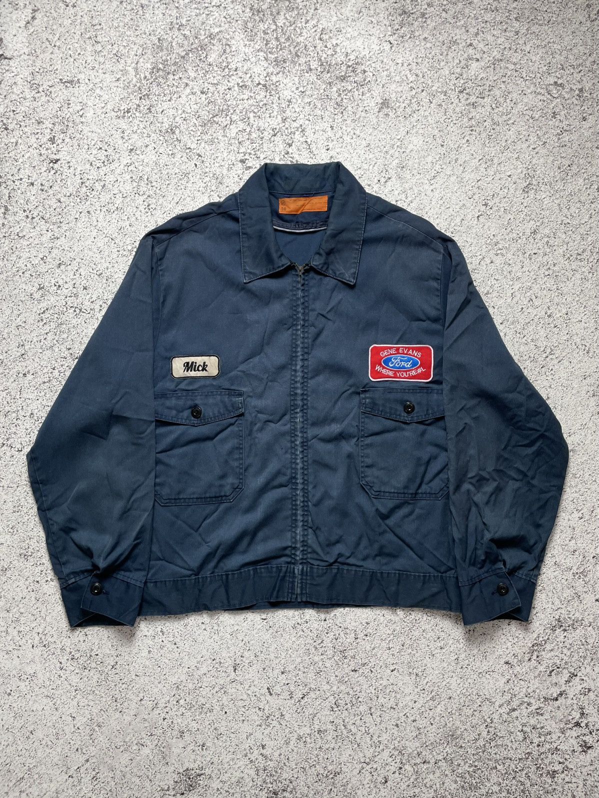 Ford 60s Double Pocket Mechanic Work Jacket Ford USA Size US XL / EU 56 / 4 - 2 Thumbnail