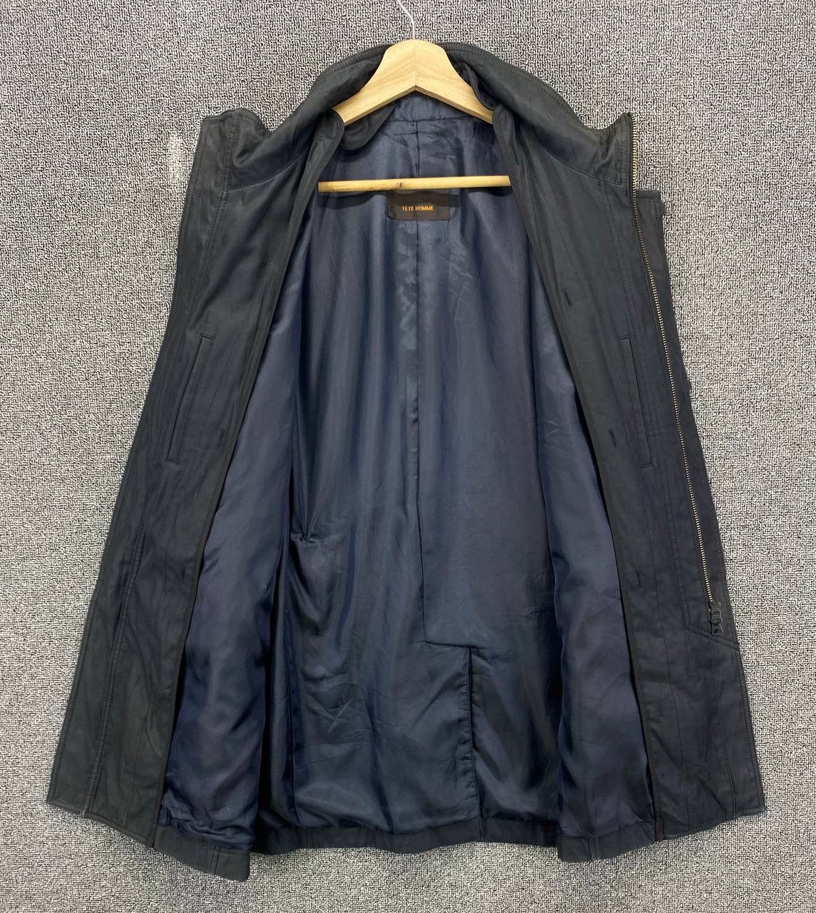 Issey Miyake Vintage Issey Miyake Tete Homme Zip Up Long Jacket Size US M / EU 48-50 / 2 - 8 Thumbnail