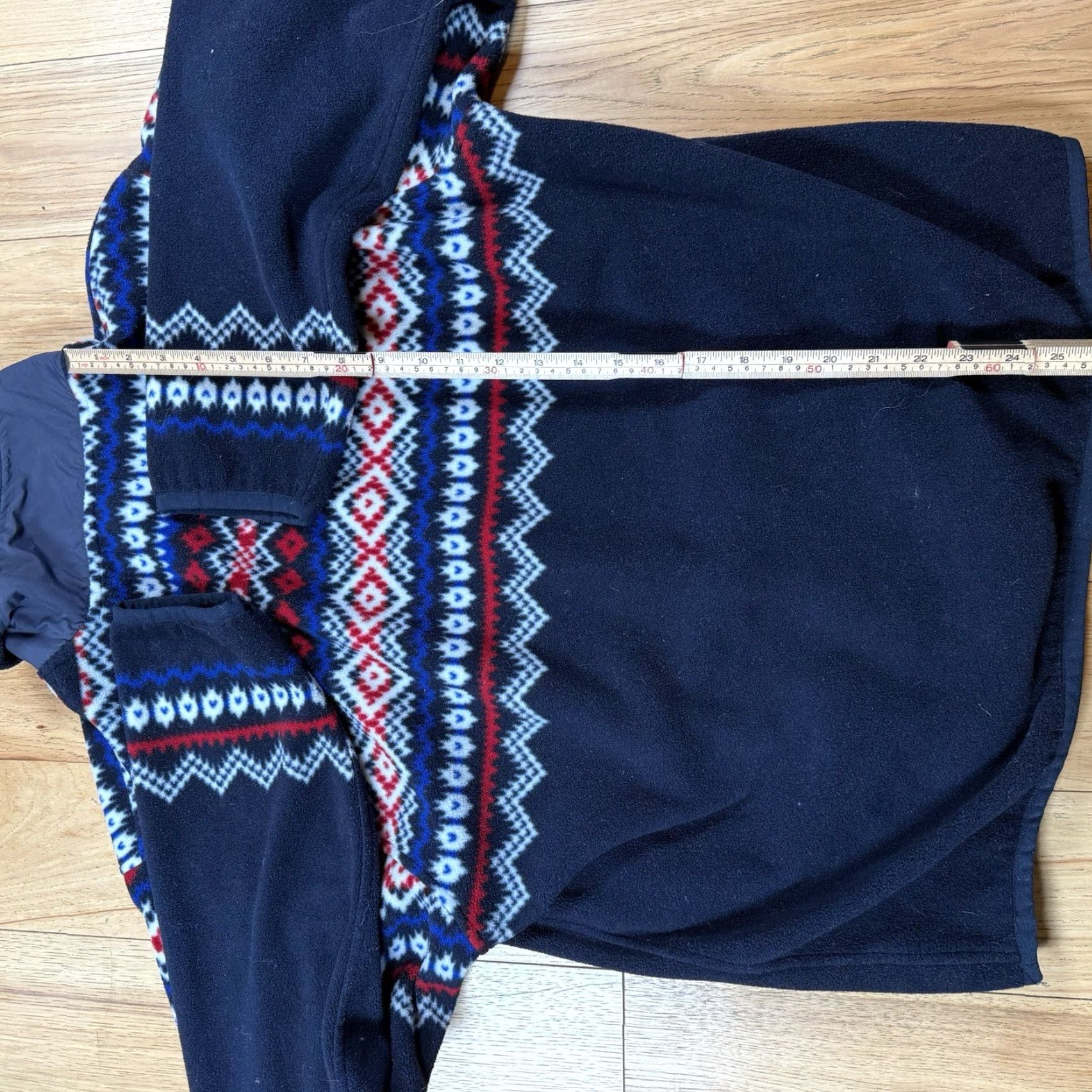 Ralph Lauren Polo Ralph Lauren Sweater Fleece Fair Isle 1/4 Zip Blue Mens Large Aztec Size US L / EU 52-54 / 3 - 7 Thumbnail