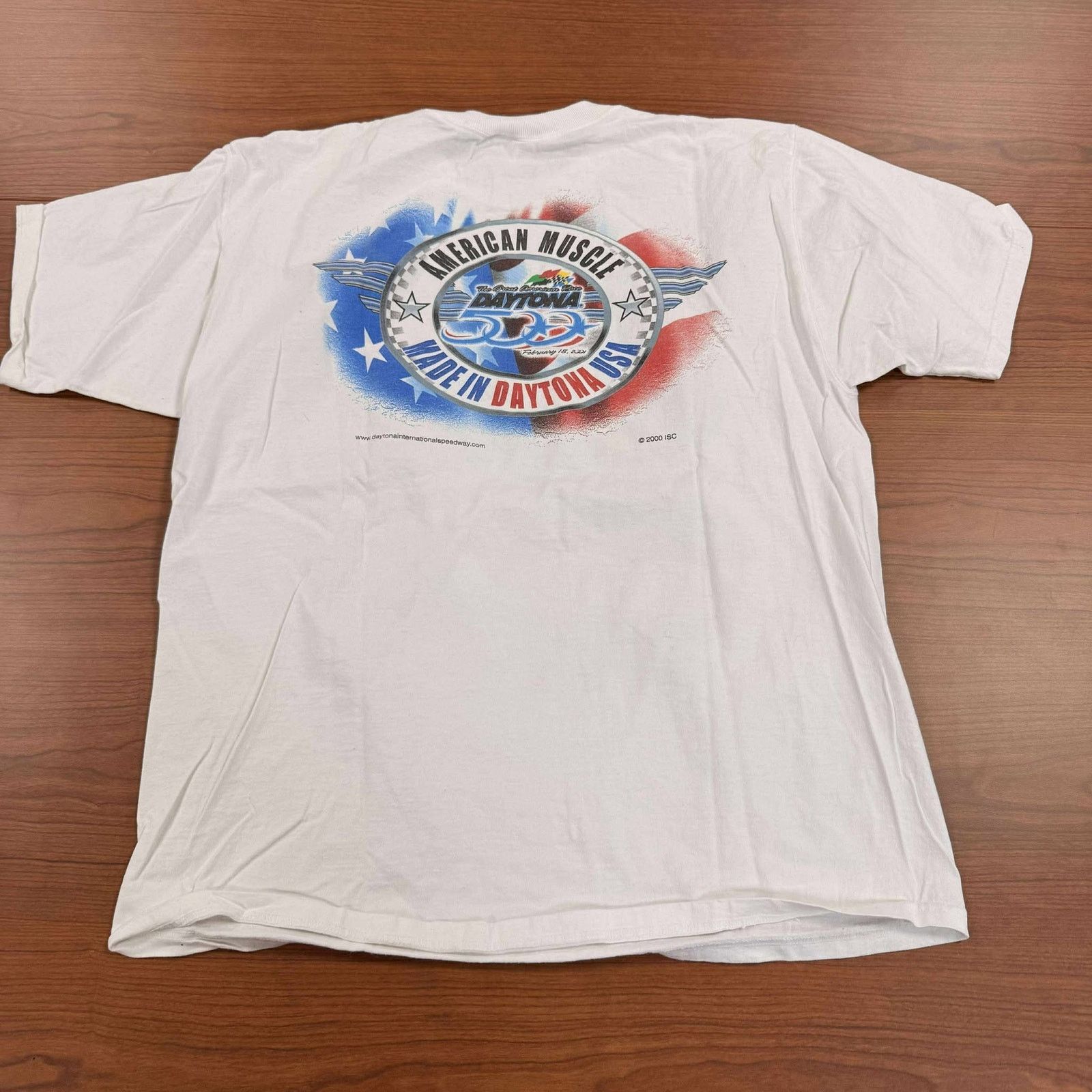 Vtg 2001 Daytona 500 NASCAR Shirt DS XL Y2K