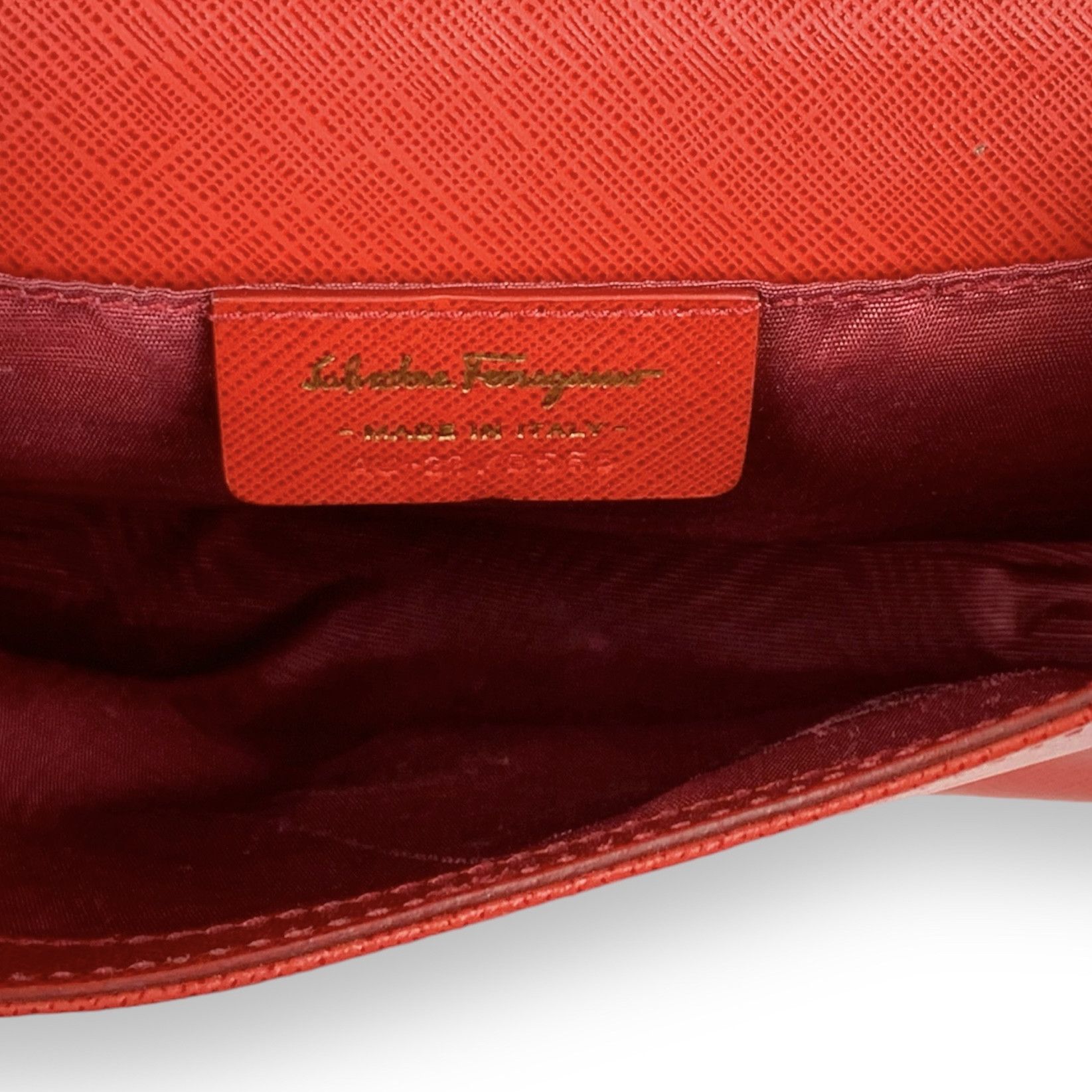 Salvatore Ferragamo Salvatore Ferragamo - red leather clutch Size ONE SIZE - 8 Thumbnail