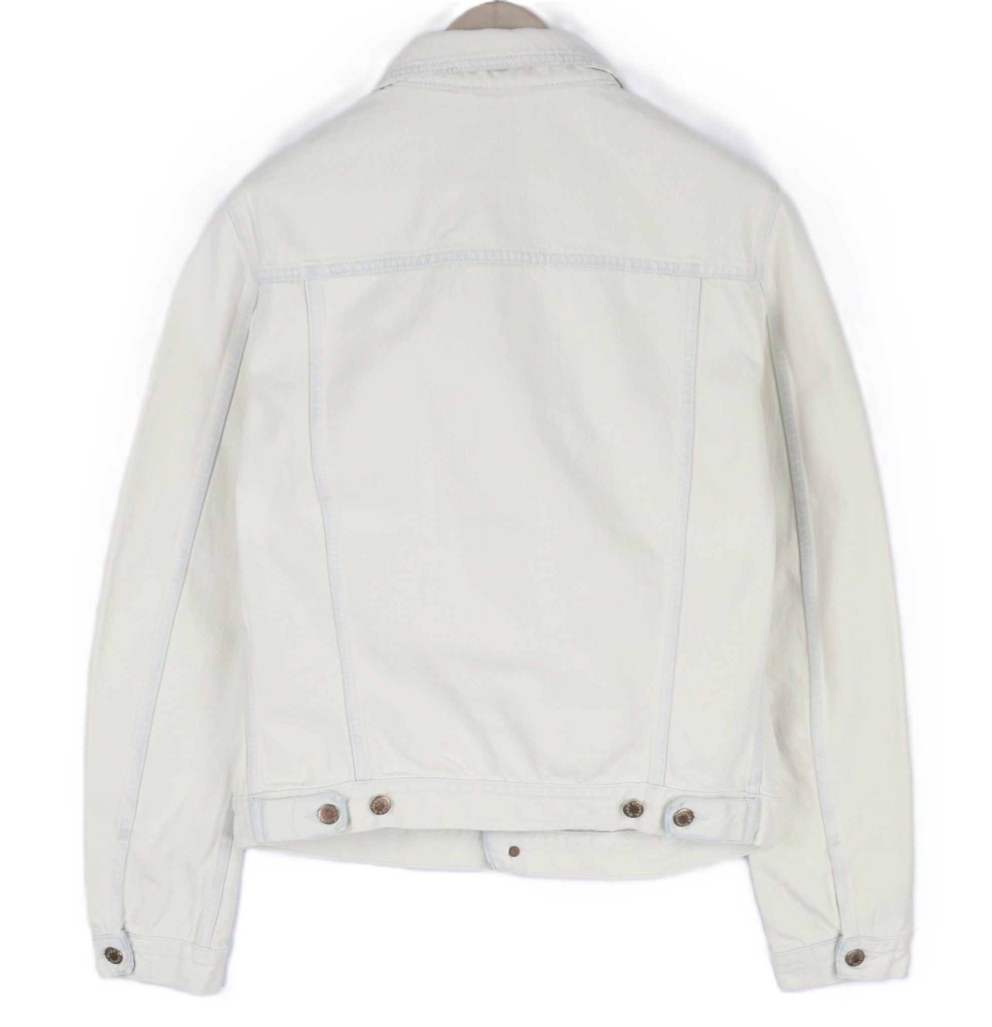 Nudie Jeans TERRY L Extreme Bleach Light Spread Logo Jacket 81028 Size US L / EU 52-54 / 3 - 2 Thumbnail