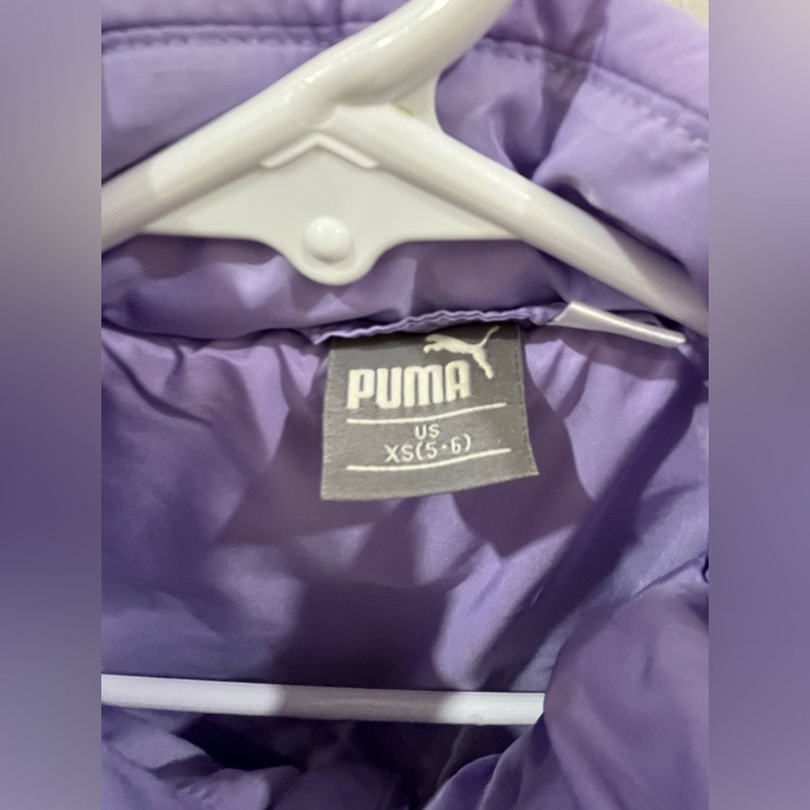 Puma PUMA Womens Warm Puffer Down Vest Jacket Purple XS Size XS / US 0-2 / IT 36-38 - 3 Thumbnail