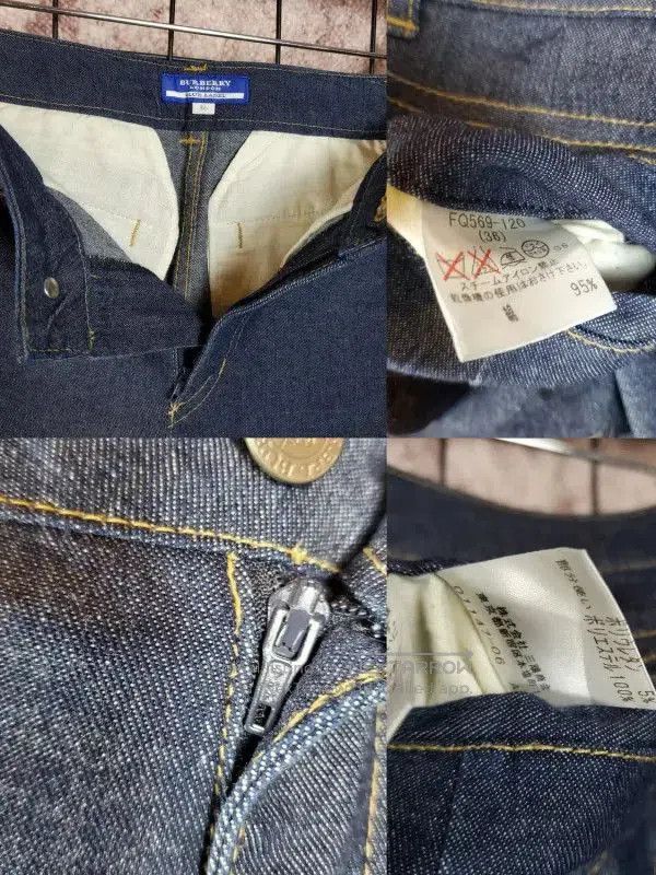 Other Burberry Blue Cotton Blend Casual Pants. Size 23" - 7 Thumbnail