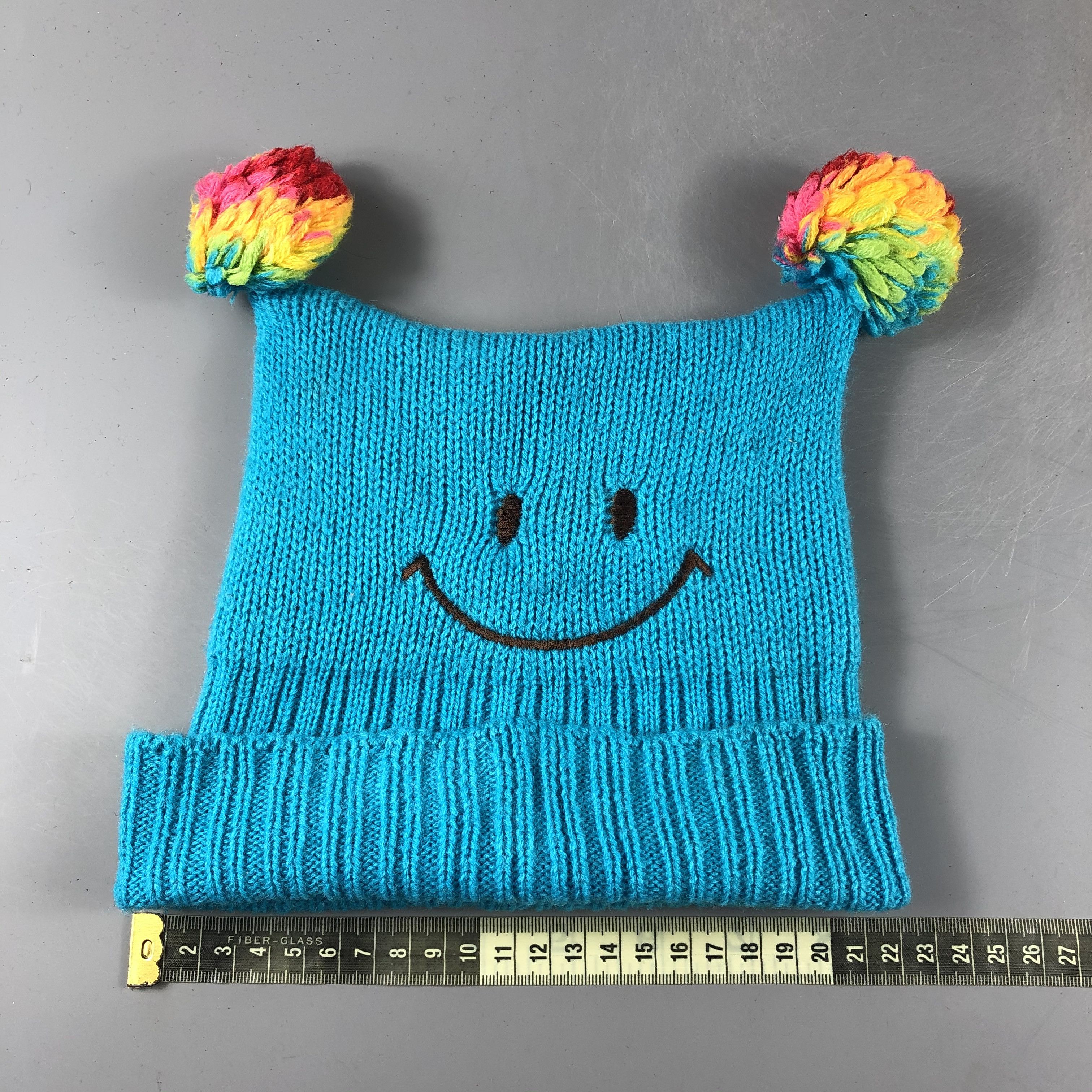 Japanese Brand × Vintage Womens Smiley Beanie Snow Hat Snow Cap -D346 Size ONE SIZE - 4 Thumbnail