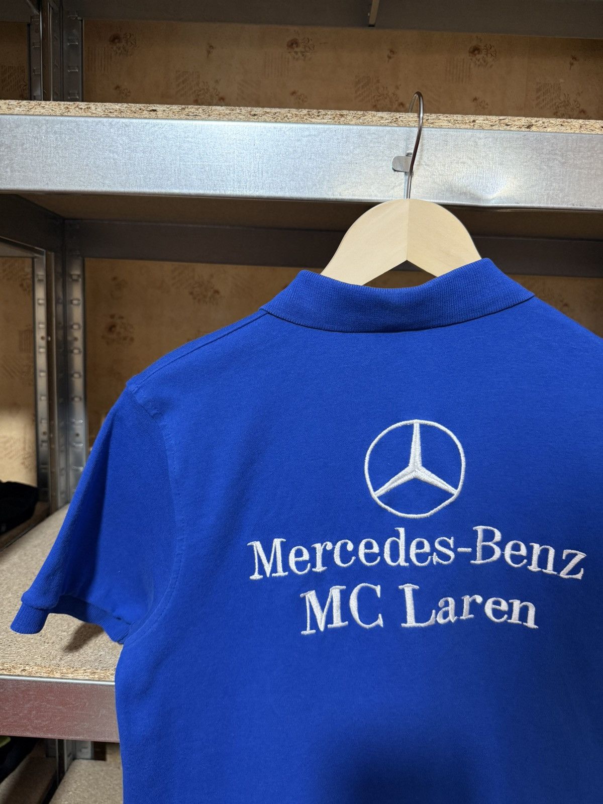 Formula 1 × Mercedes-Benz Vintage 90’s AMG Mercedes Benz Mc Laren Racing Polo T-Shirt Size US M / EU 48-50 / 2 - 4 Thumbnail