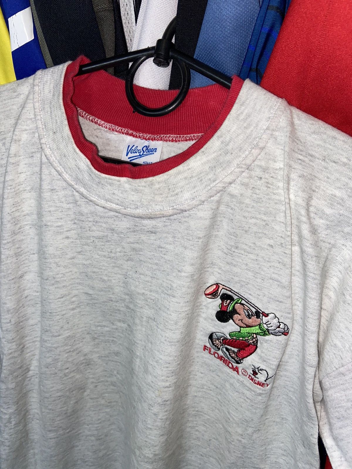Mickey Mouse × Vintage VINTAGE FADED 90s MICKEY MOUSE GOLF MOVIE FLORIDA USA SHIRT Size US M / EU 48-50 / 2 - 2 Thumbnail