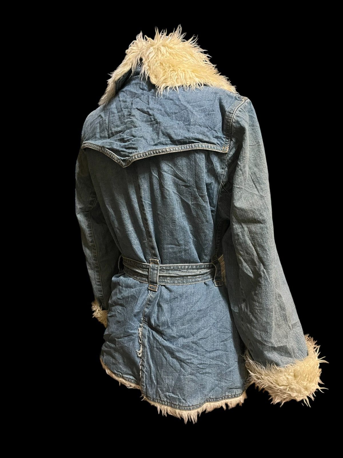 Tsumori Chisato Denim faux fur jacket Size M / US 6-8 / IT 42-44 - 2 Thumbnail