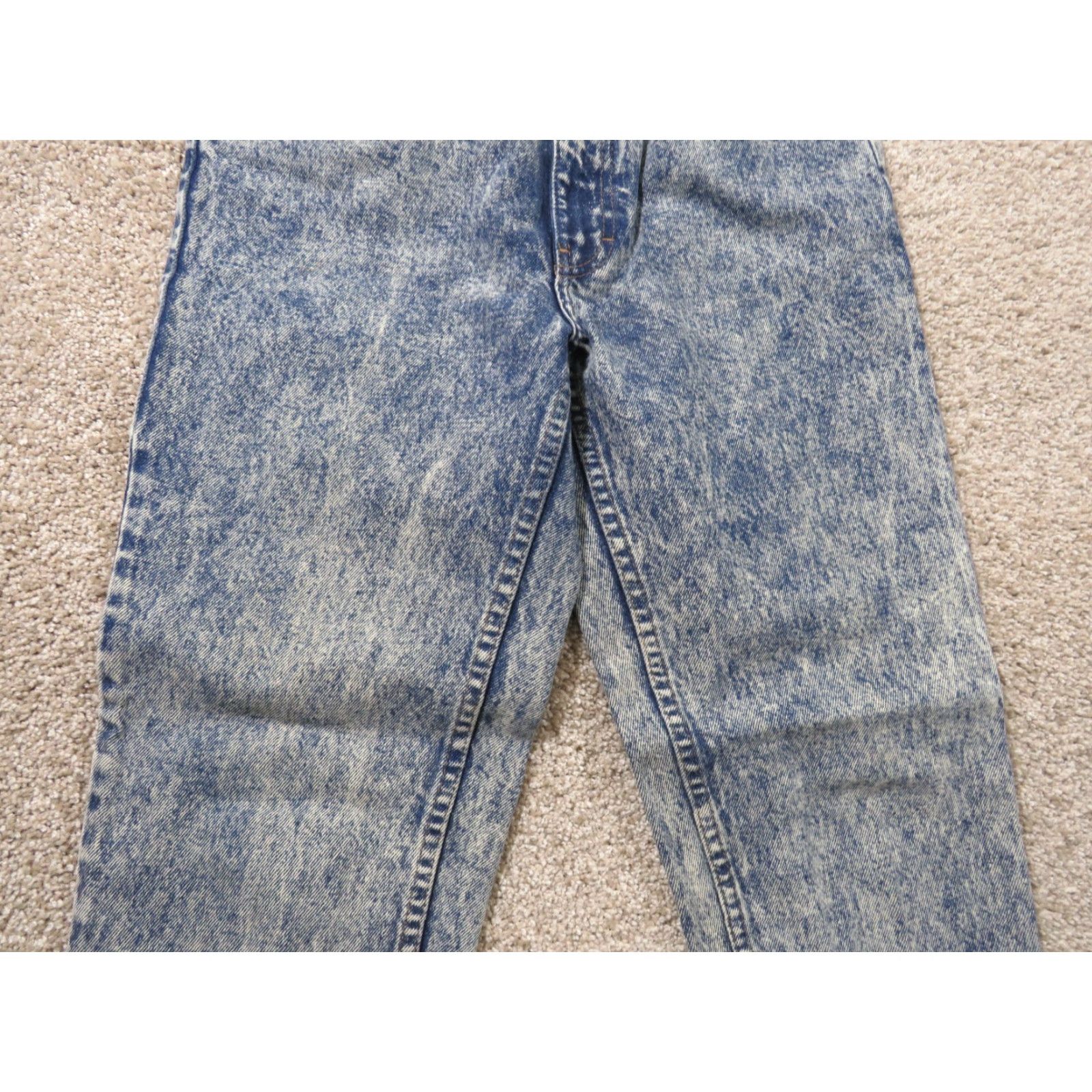 Jordache VTG Jordache Jeans Denim USA Ladies Misses 9 26X27 High Waist Acid wash Blue Disco 1980s Mens/Womens? Size 26" / US 2 / IT 38 - 3 Thumbnail