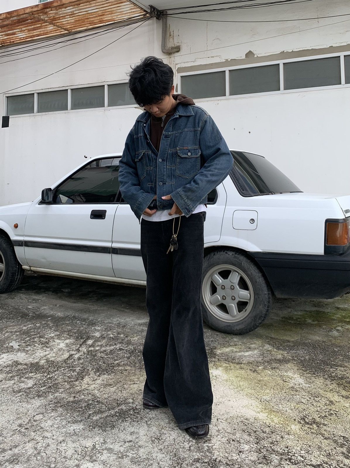 Vintage Vintage 90s Blue Way Denim Jackets Size US S / EU 44-46 / 1 - 6 Thumbnail
