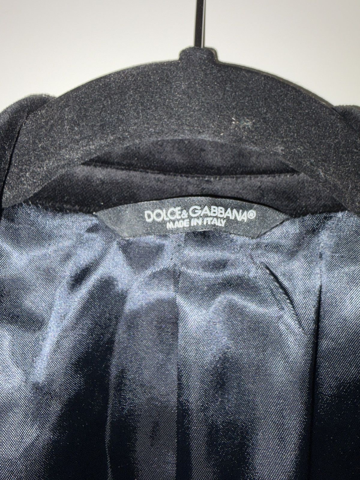 Dolce & Gabbana Dolce&Gabbana Velvet Blazer 52 IT Size 52R - 4 Thumbnail