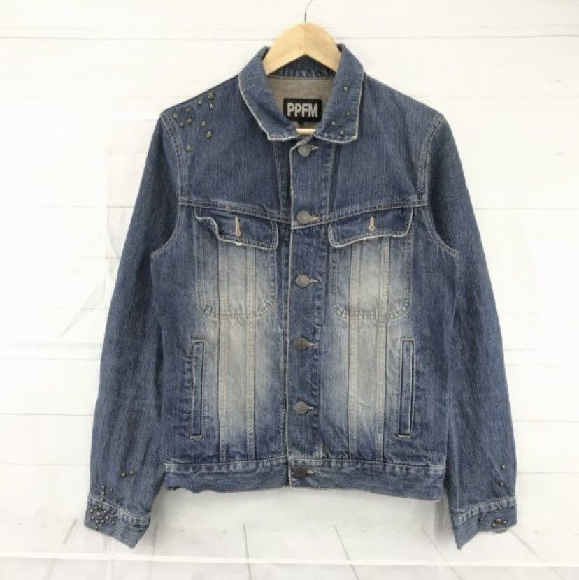 PPFM PPFM Studded Denim Jacket Size US M / EU 48-50 / 2 - 1 Thumbnail