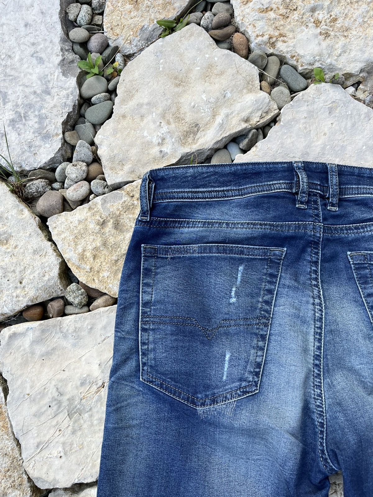 Diesel × Vintage Vintage Diesel 30 y2k spender jeans distressed sweatpants Size US 30 / EU 46 - 19 Thumbnail
